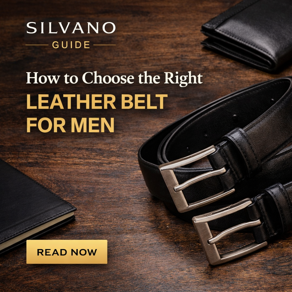 How to Choose the Right Leather Belt for Men | Silvano Guide