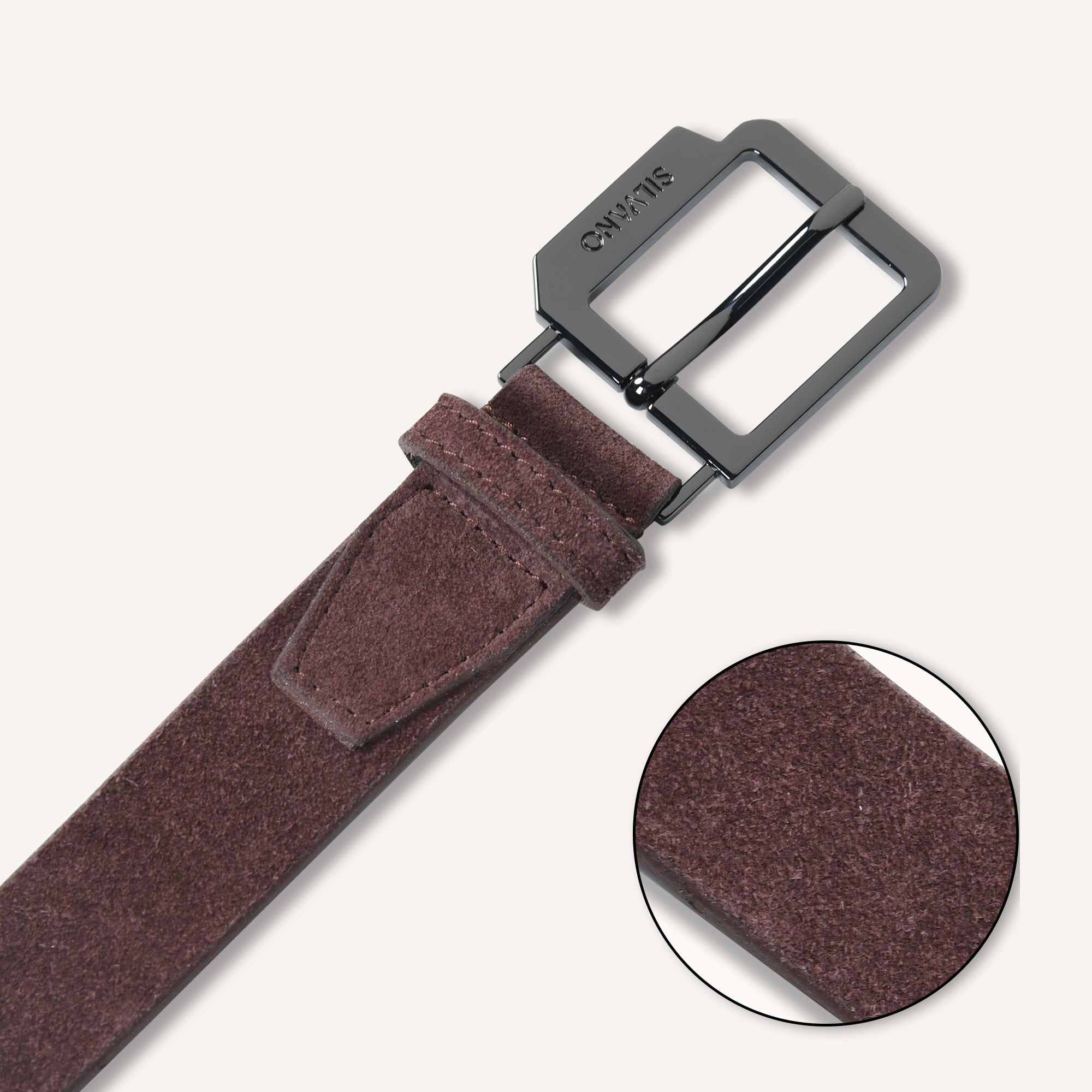 THE HUDSON Belt FOR MEN – FRENCH ROAST