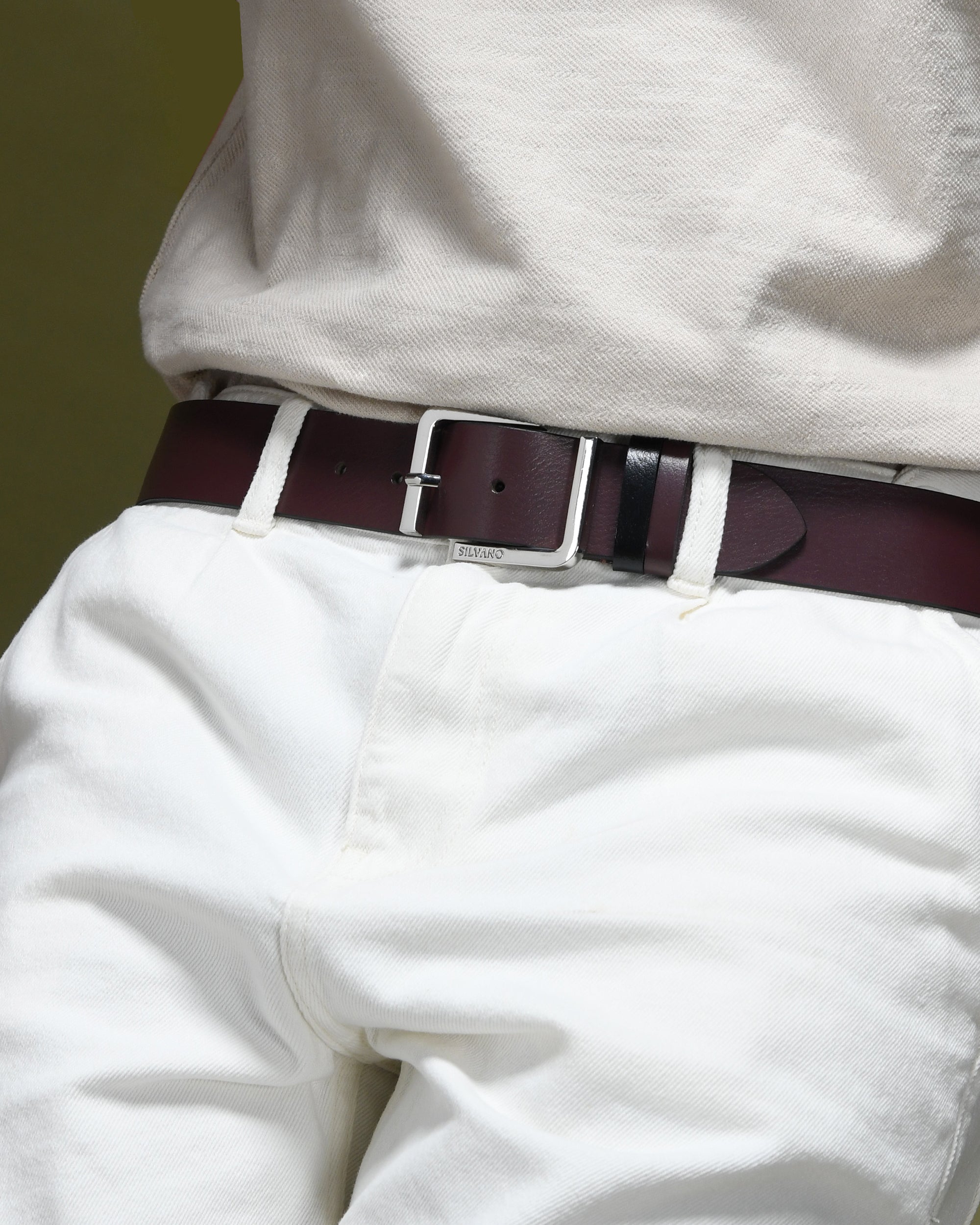 THE URBAN LINEA Belt FOR MEN – FRENCH ROAST