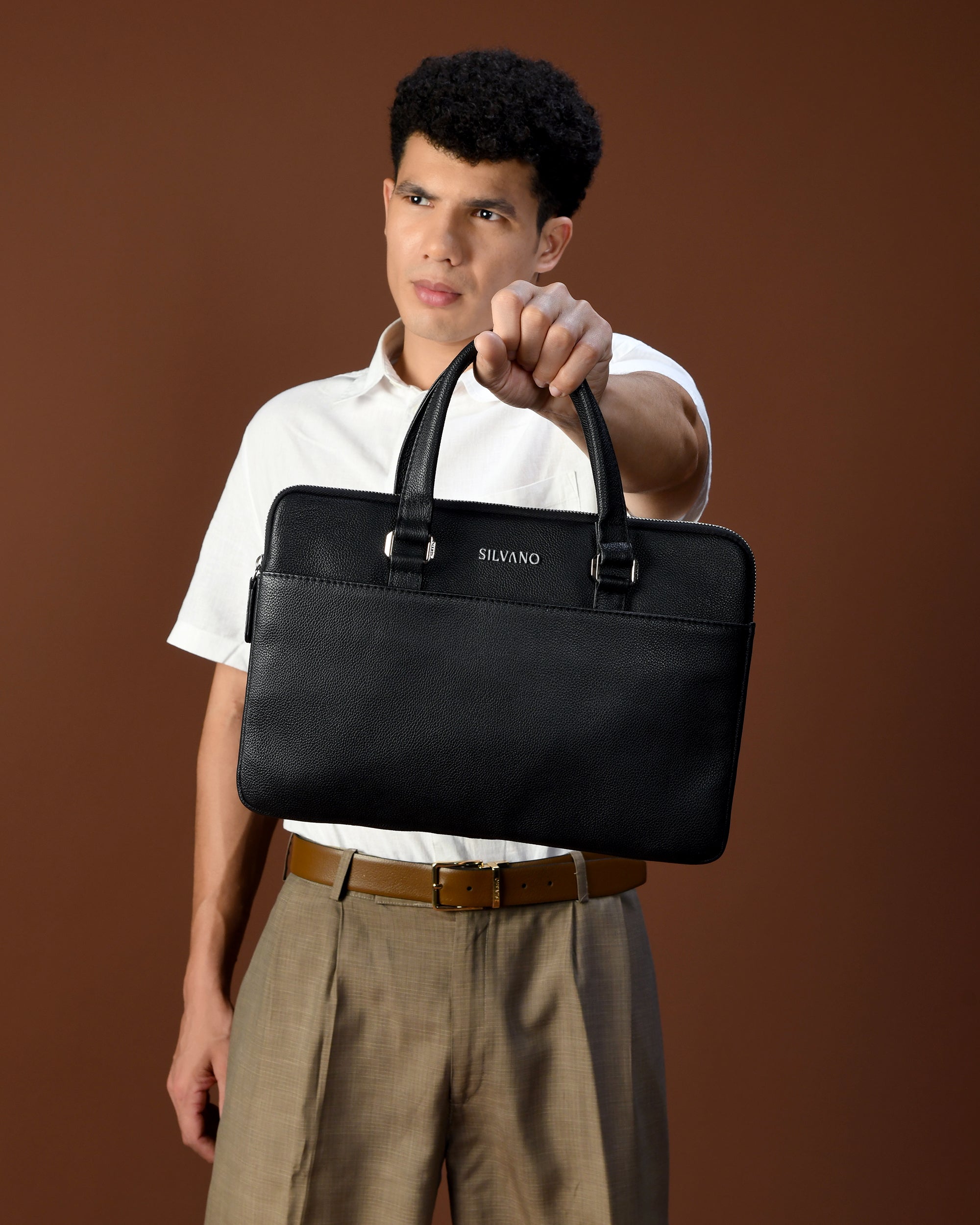 ULTRA EDGE LAPTOP SLEEVE FOR MEN - Black