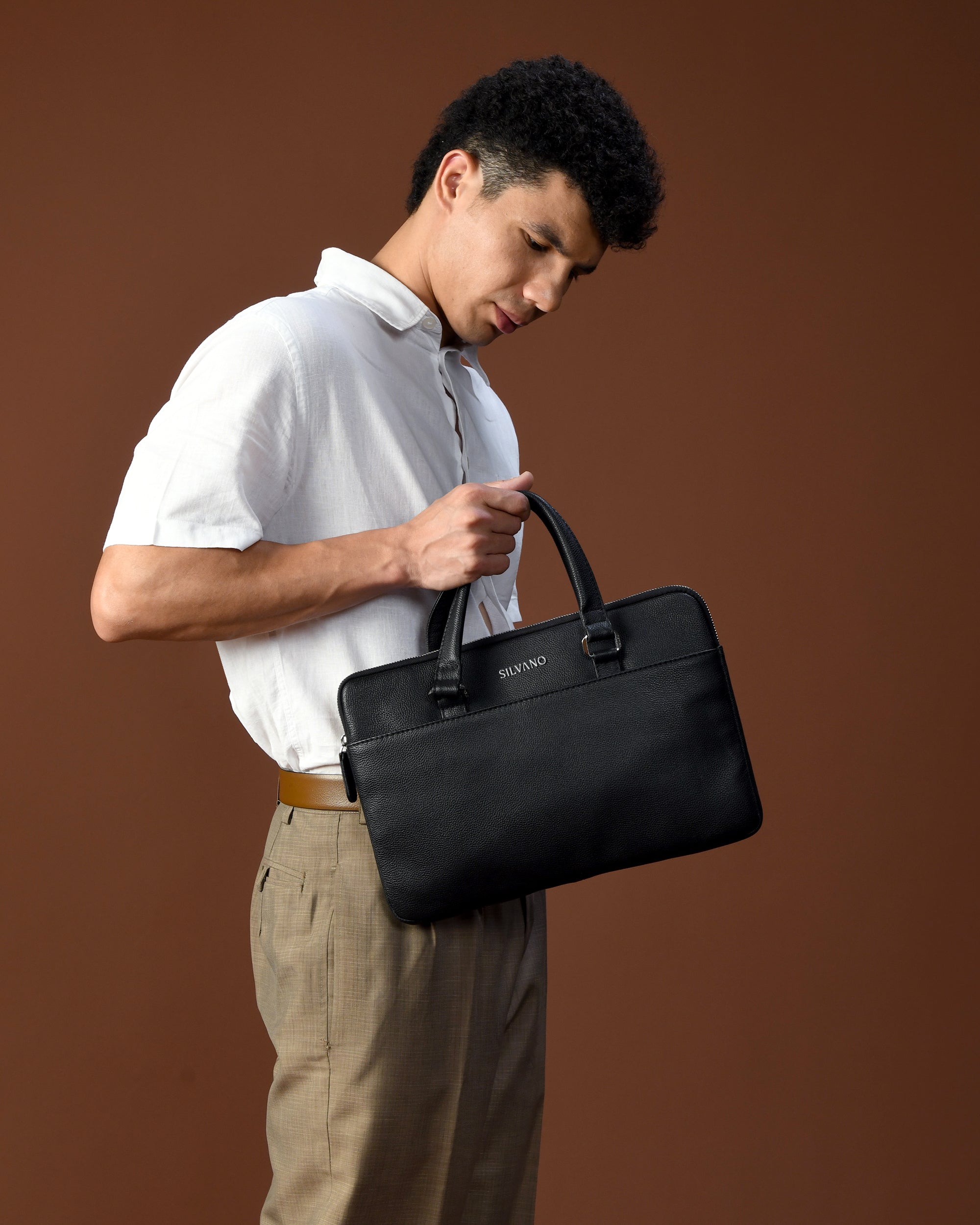 ULTRA EDGE LAPTOP SLEEVE FOR MEN - Black