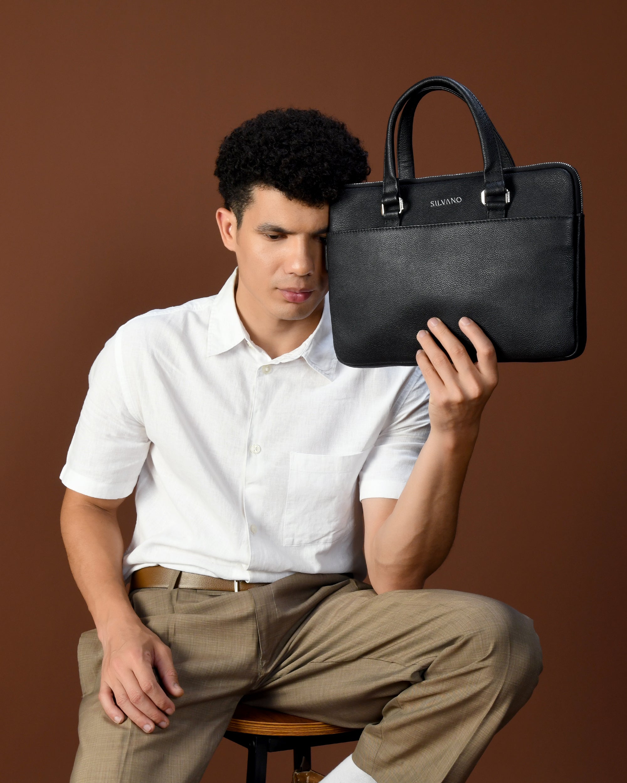 ULTRA EDGE LAPTOP SLEEVE FOR MEN - Black