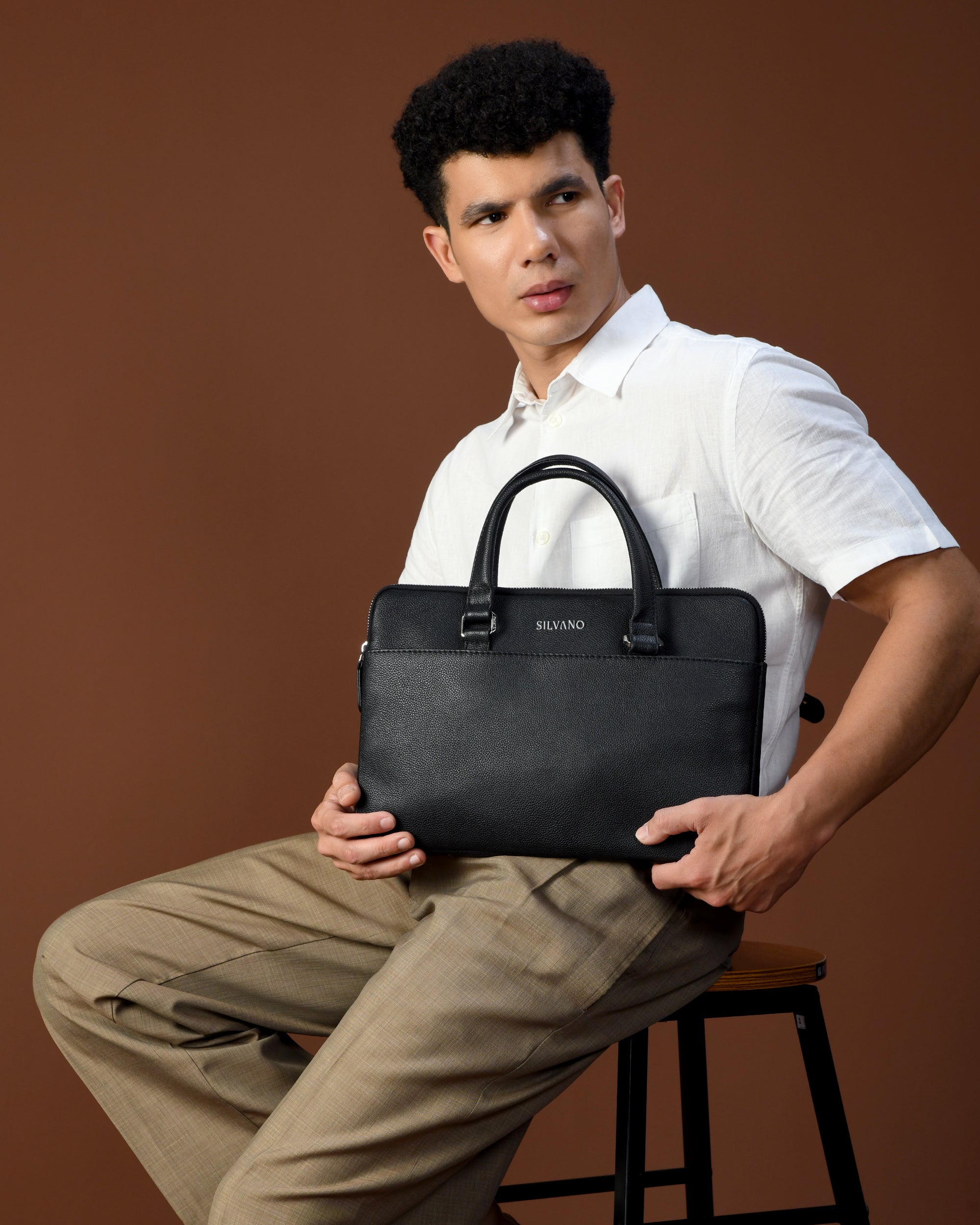 ULTRA EDGE LAPTOP SLEEVE FOR MEN - Black