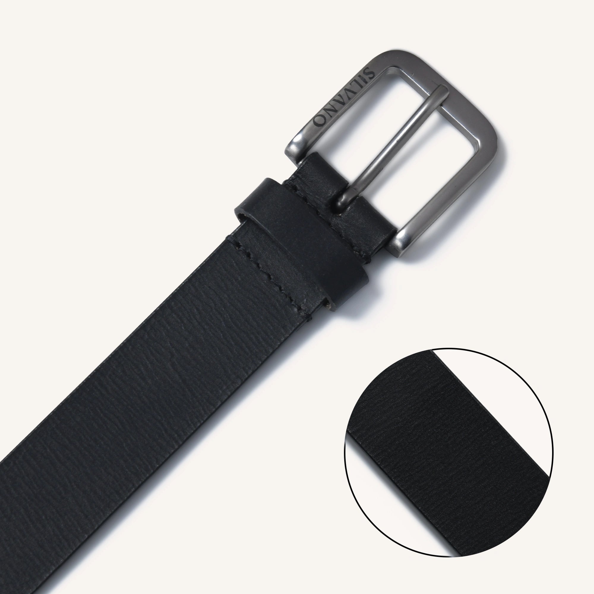 META BELT CASUAL BELT - BLACK