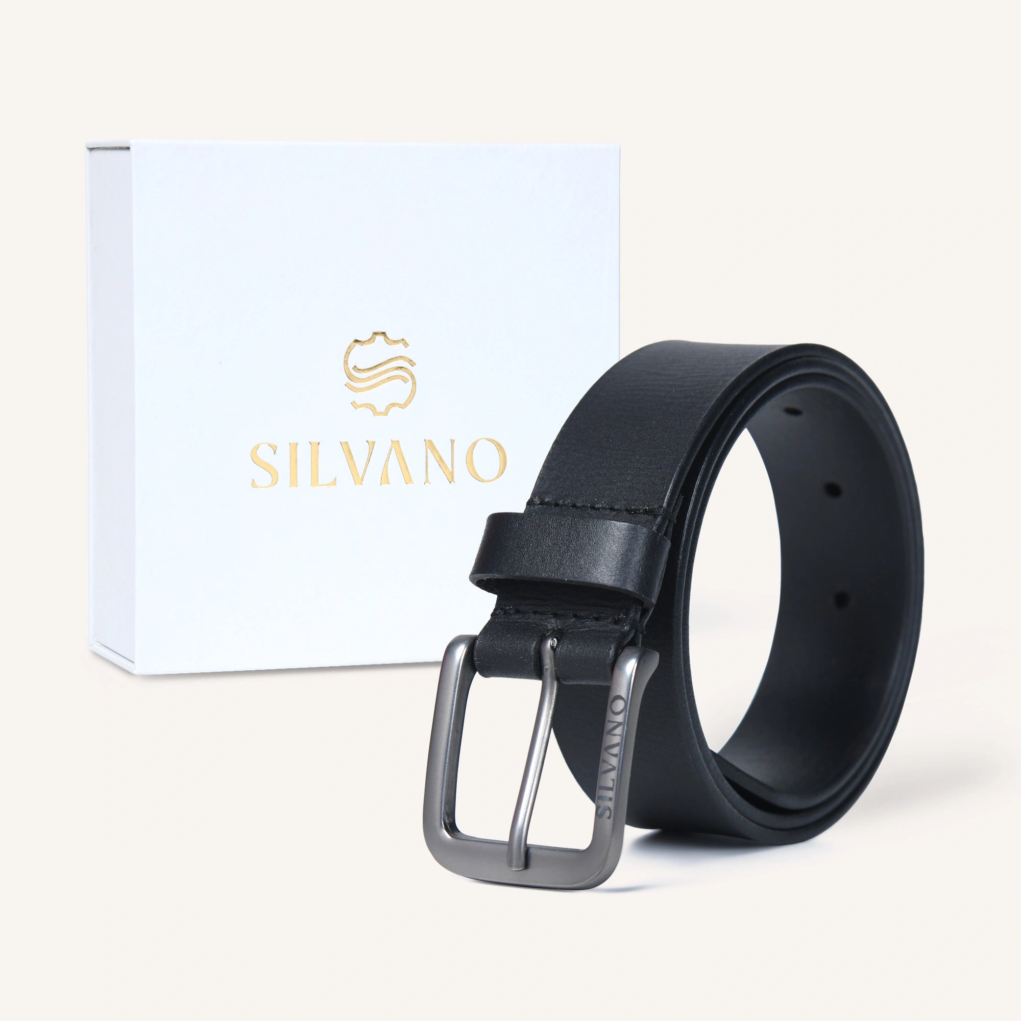 META BELT CASUAL BELT - BLACK