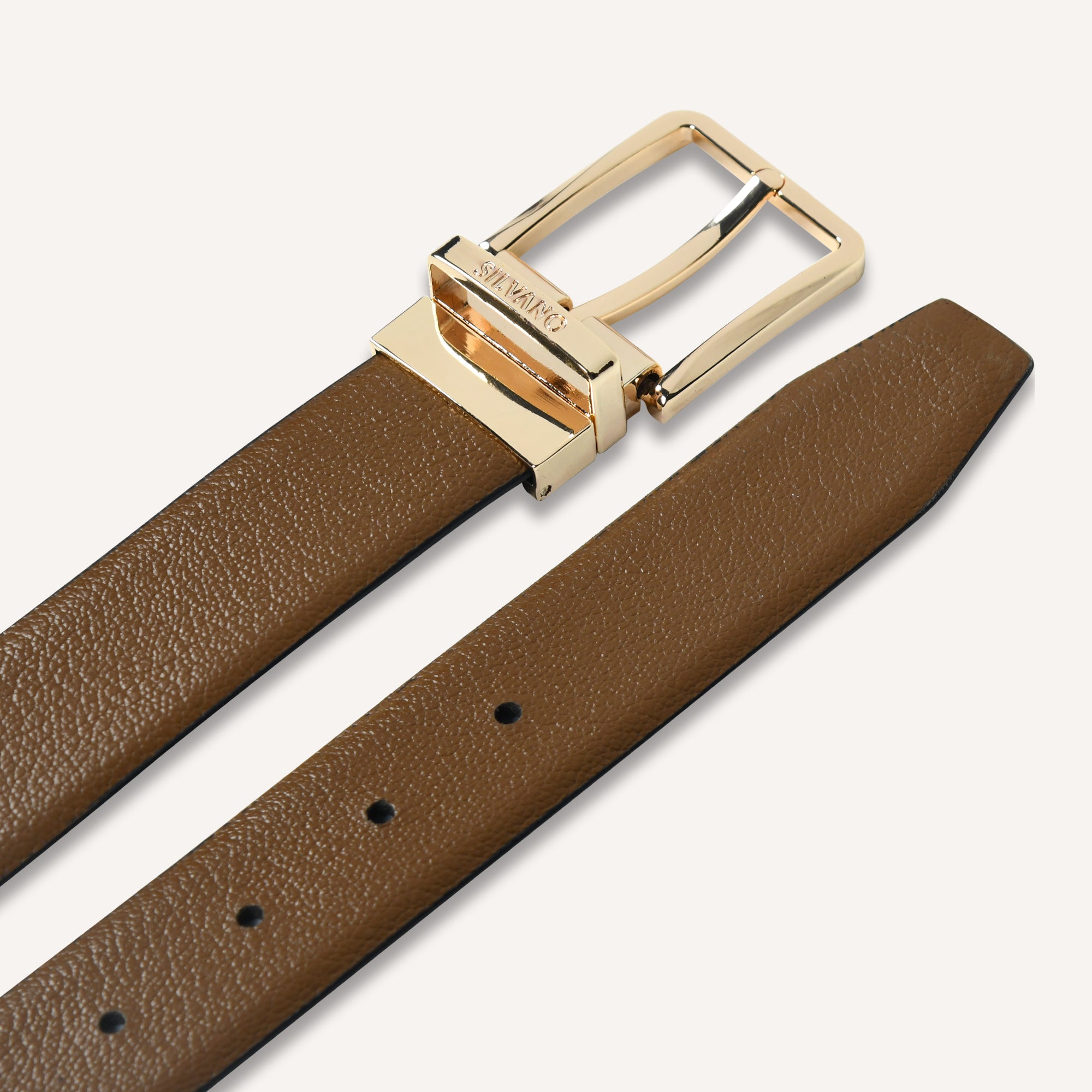 TOSCANO Belt FOR MEN – BRONZE BROWN/CAVIAR