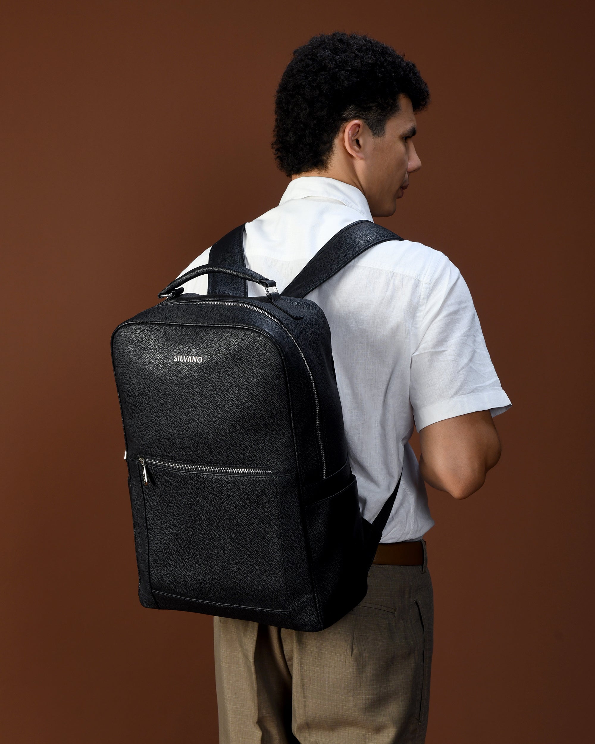 CORE LAPTOP BACKPACK FOR MEN - Black