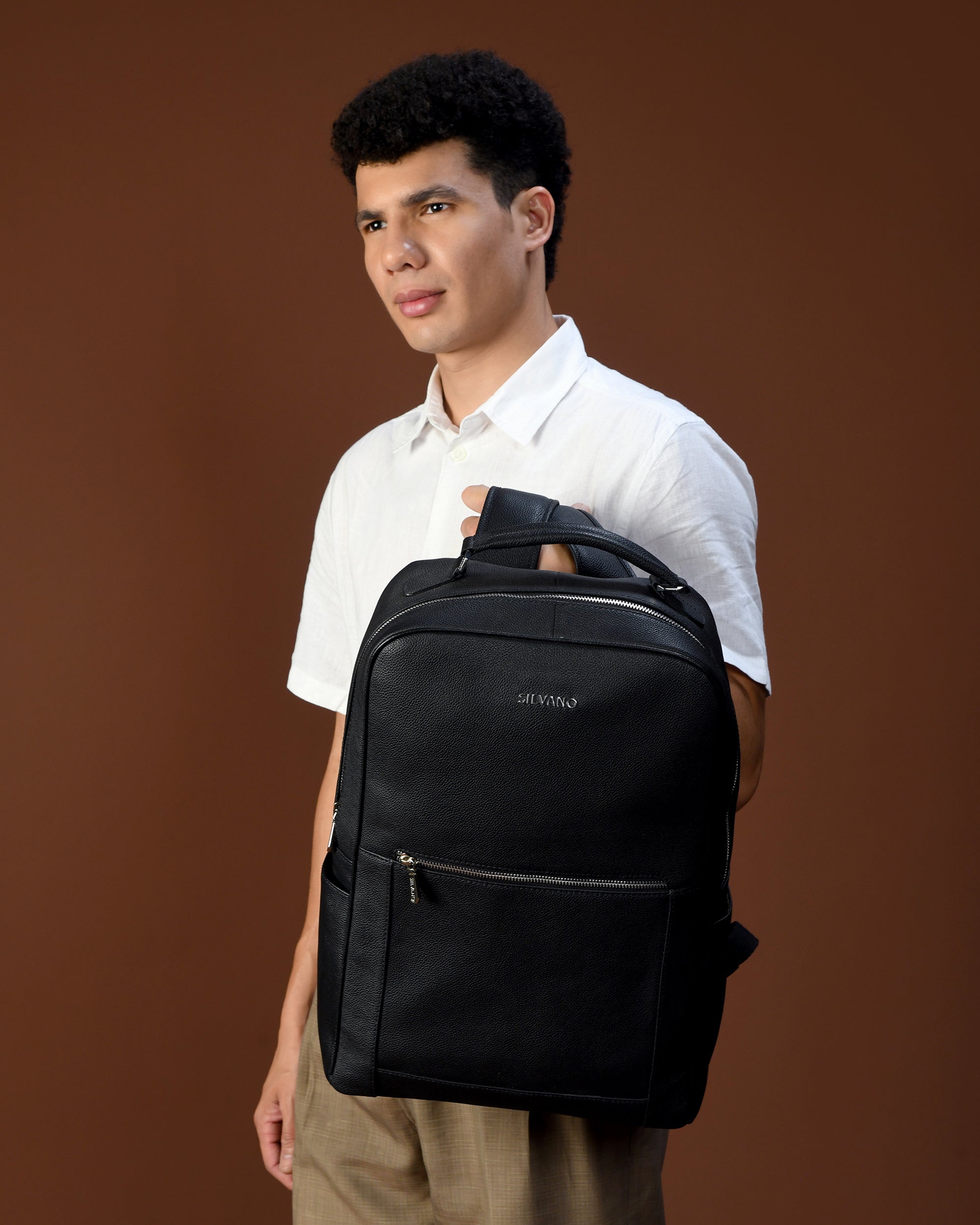 CORE LAPTOP BACKPACK FOR MEN - Black