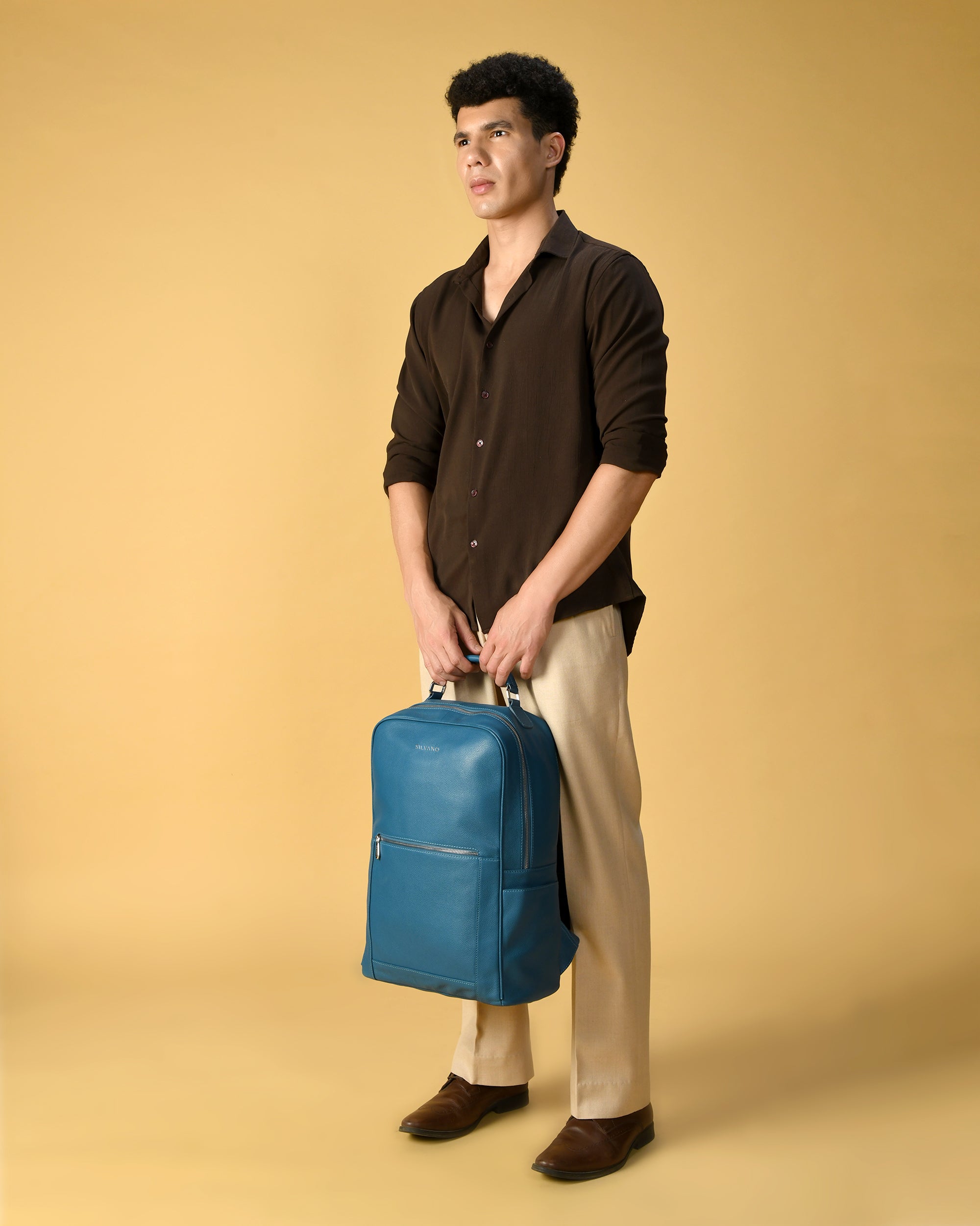 CORE LAPTOP BACKPACK FOR MEN- LYONS BLUE