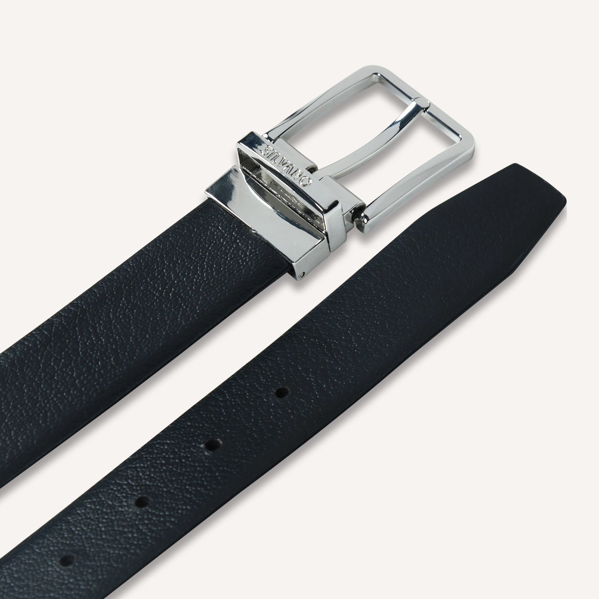 TOSCANO Belt FOR MEN – CAVIAR/BLUE DEPTHS