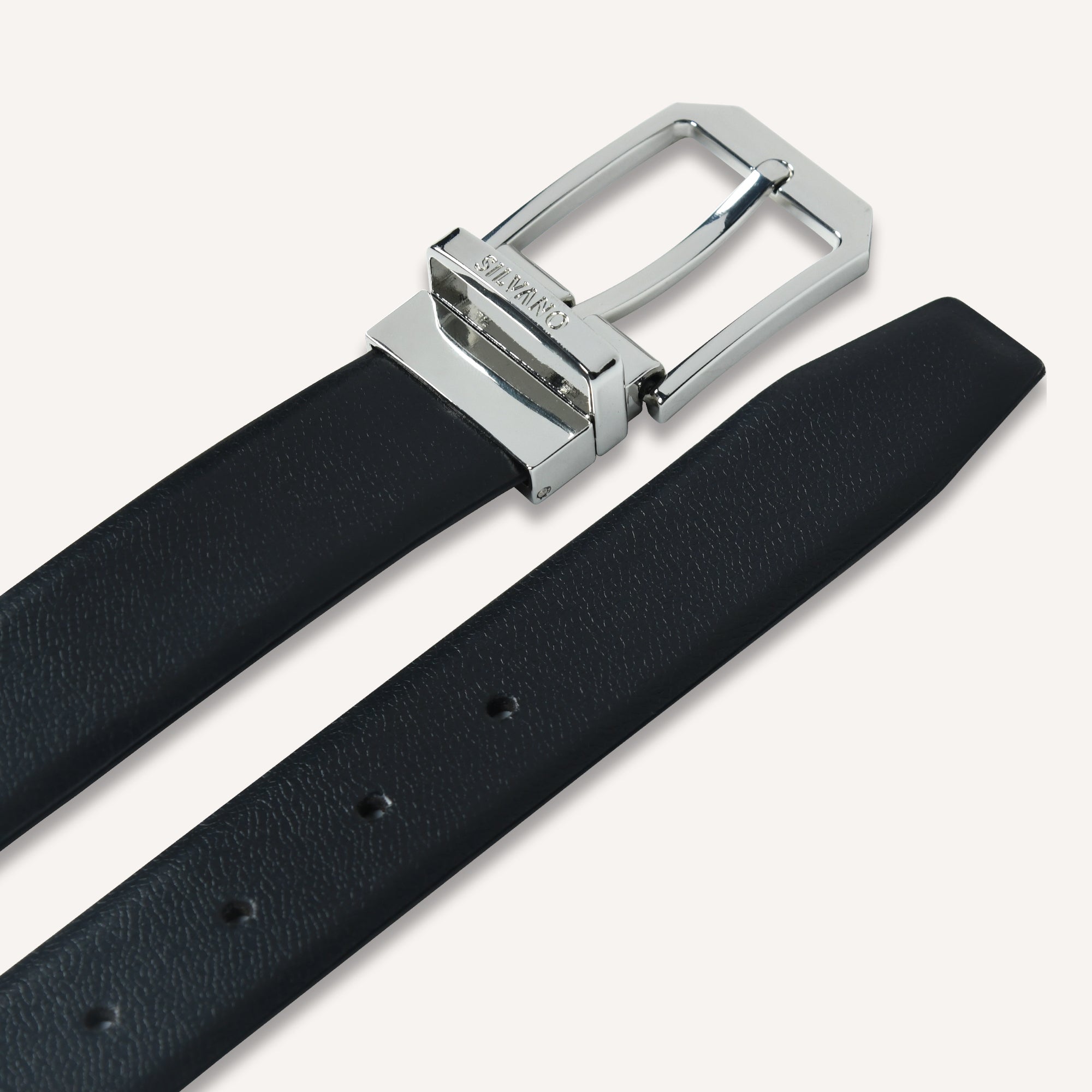 MIDNIGHT LEDGER Belt FOR MEN – CAVIAR/ BRONZE BROWN