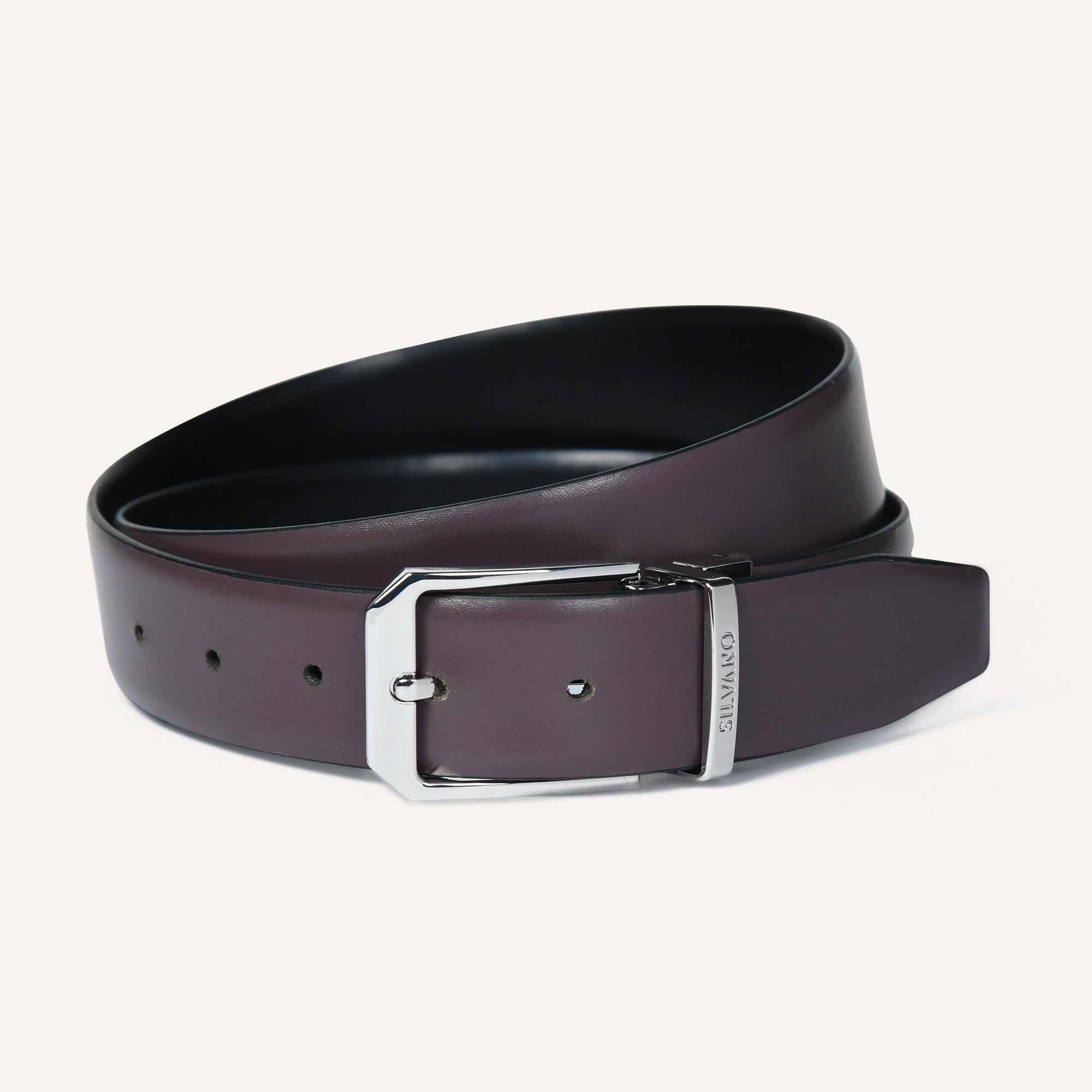 MIDNIGHT LEDGER Belt FOR MEN – GREY/ CAVIAR