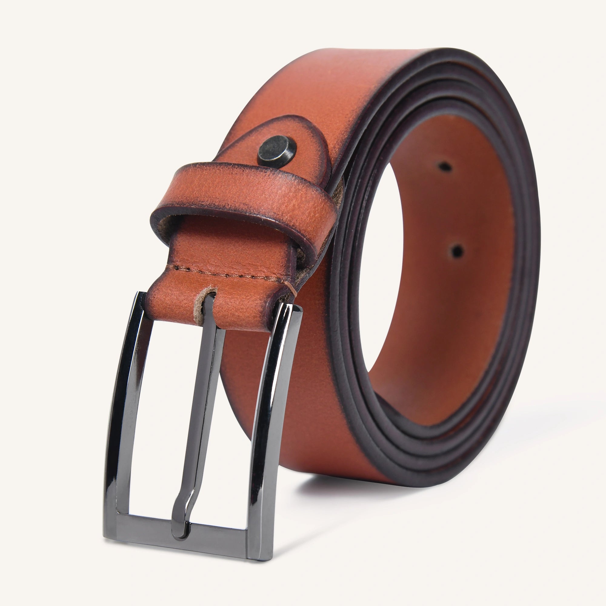 ROGUE BELTS CASUAL BELT - COGNAC
