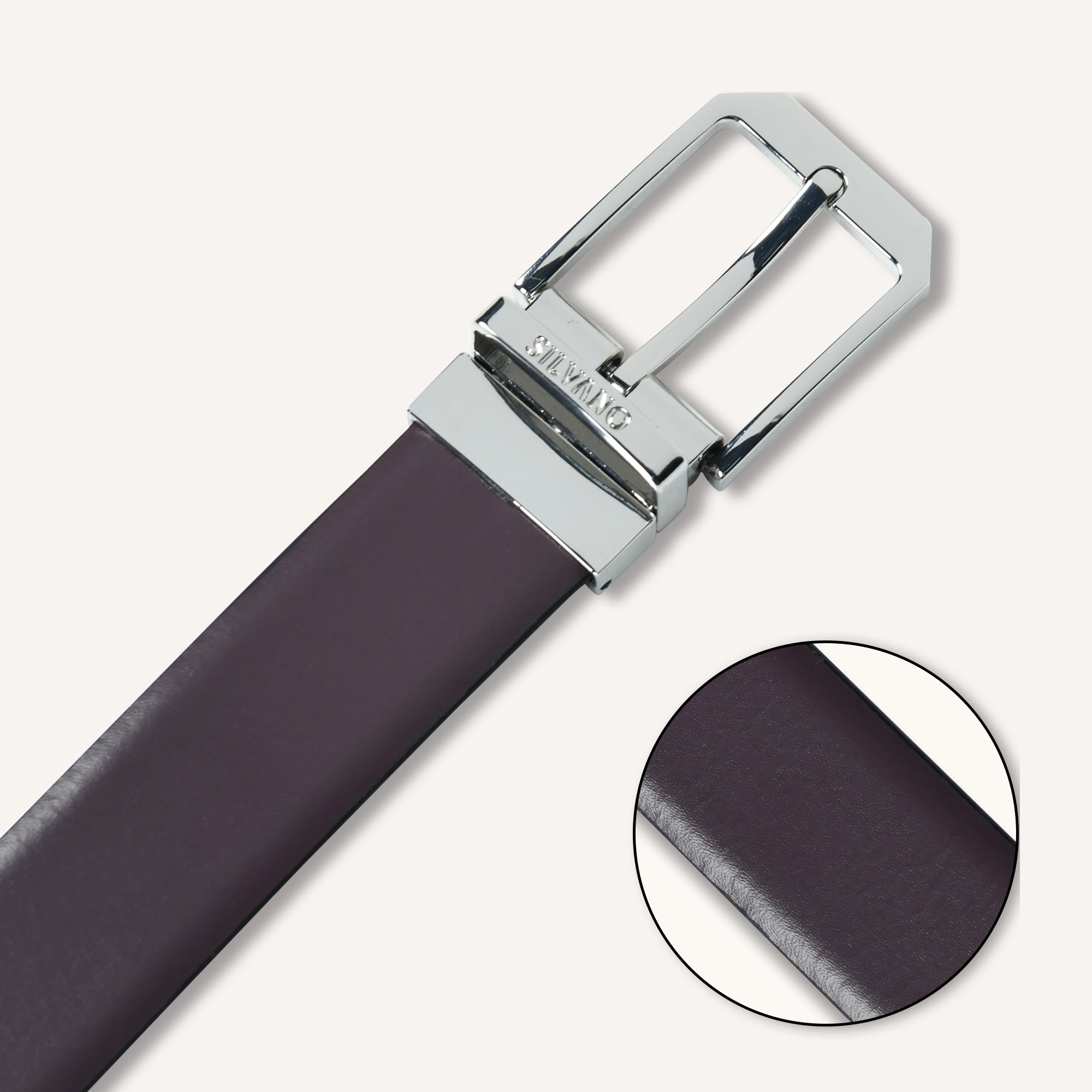 MIDNIGHT LEDGER Belt FOR MEN – GREY/ CAVIAR