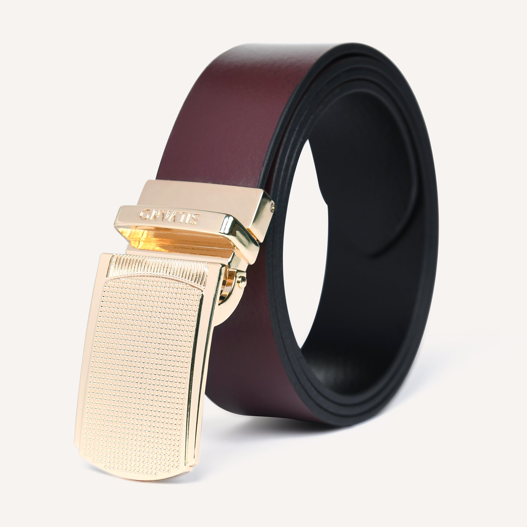 STRATO Belt FOR MEN – FRENCH ROAST / CAVIER