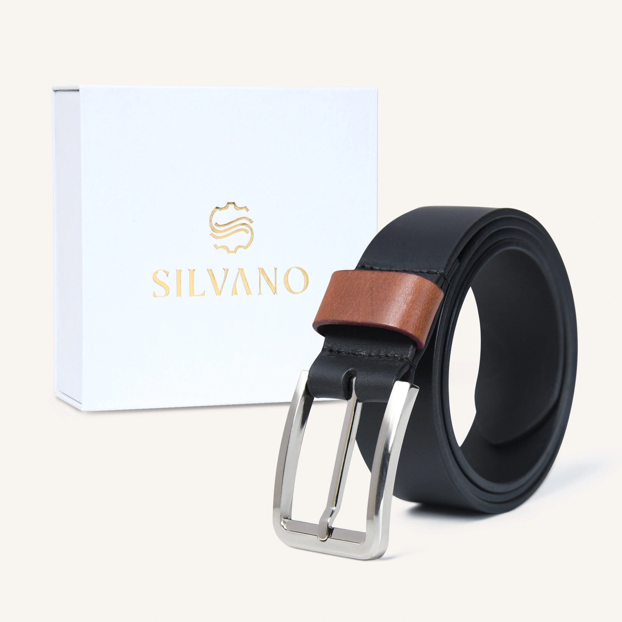 CRUSADER CASUAL BELT - BLACK