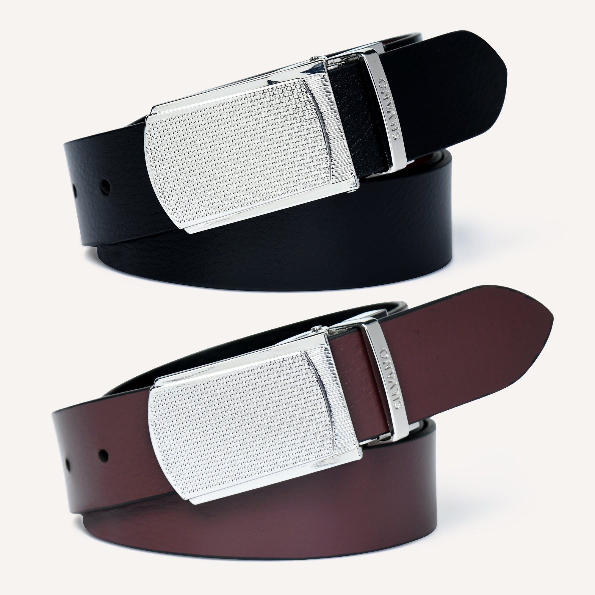 STRATO Belt FOR MEN – CAVIER /FRENCH ROAST