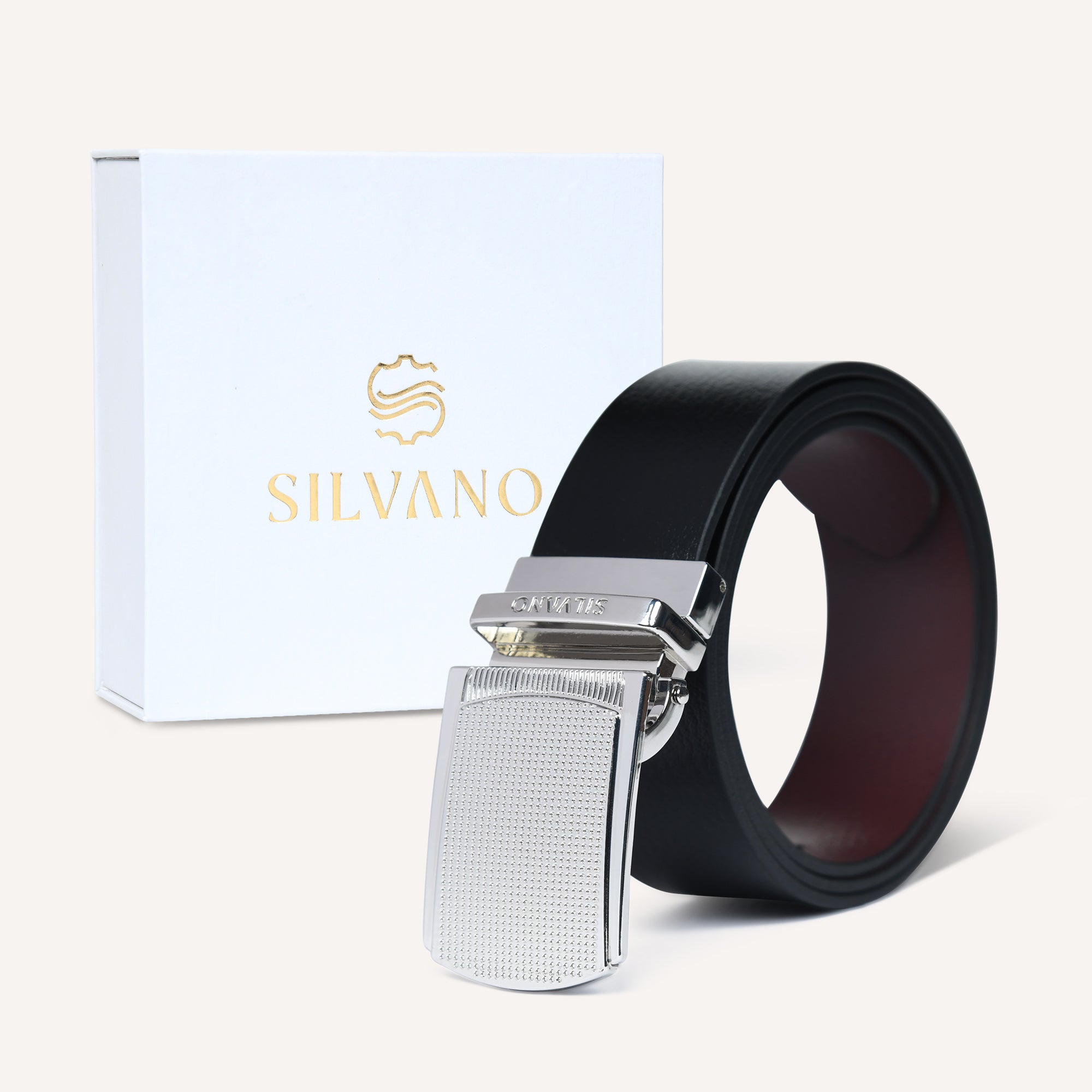STRATO Belt FOR MEN – CAVIER /FRENCH ROAST