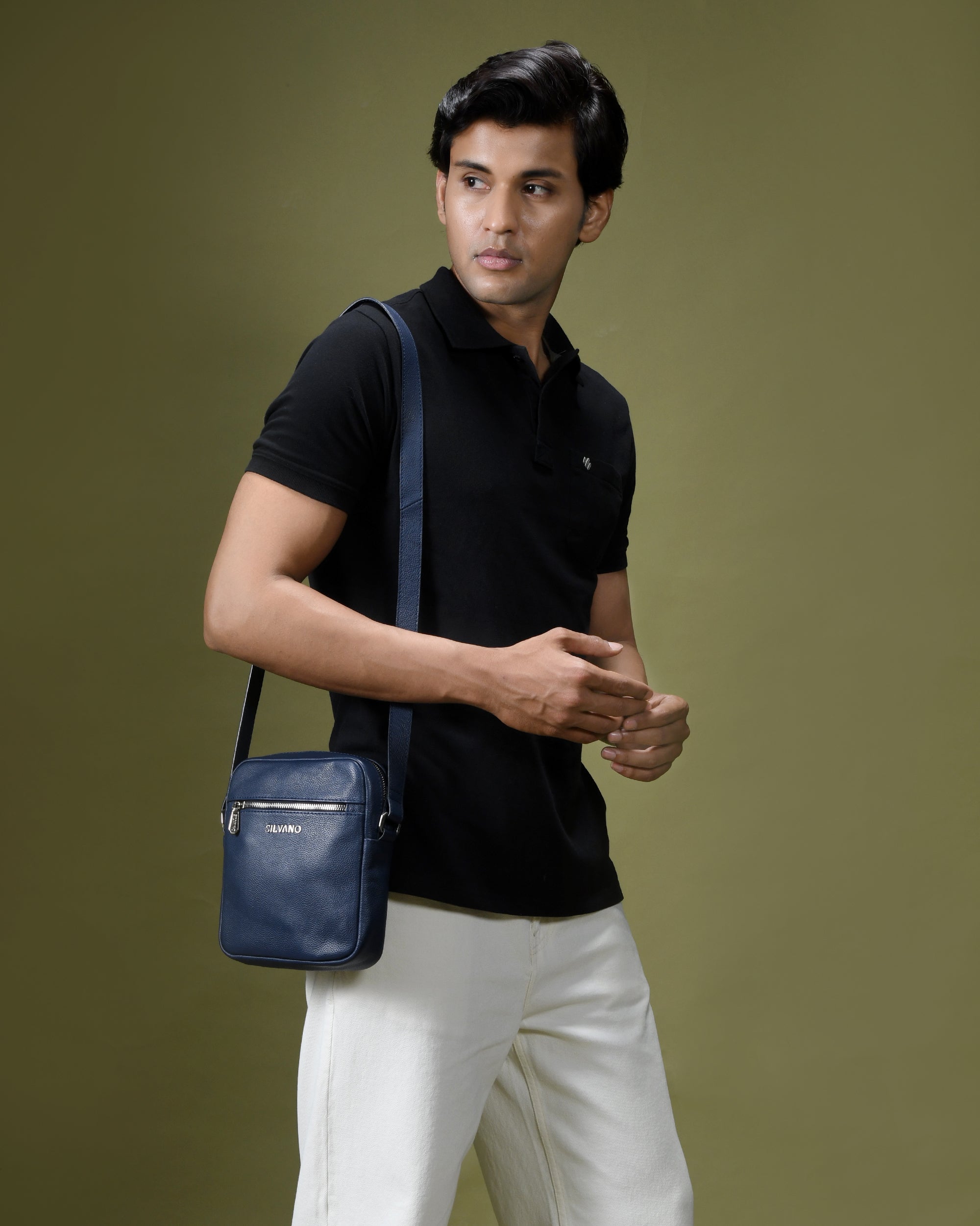 VERTITECH SLING BAG FOR MEN - Navy Blue