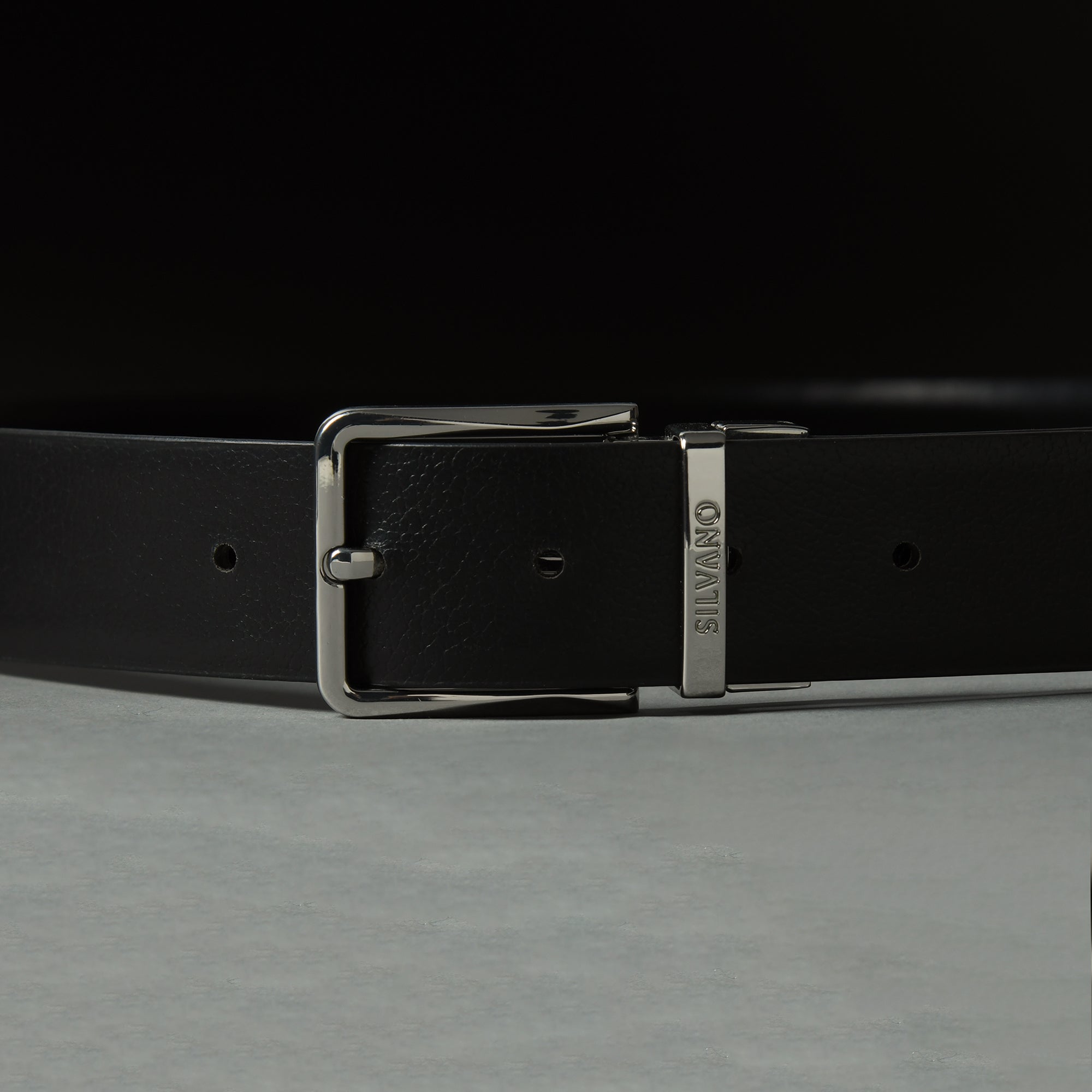 TOSCANO Belt FOR MEN – CAVIAR/BLUE DEPTHS
