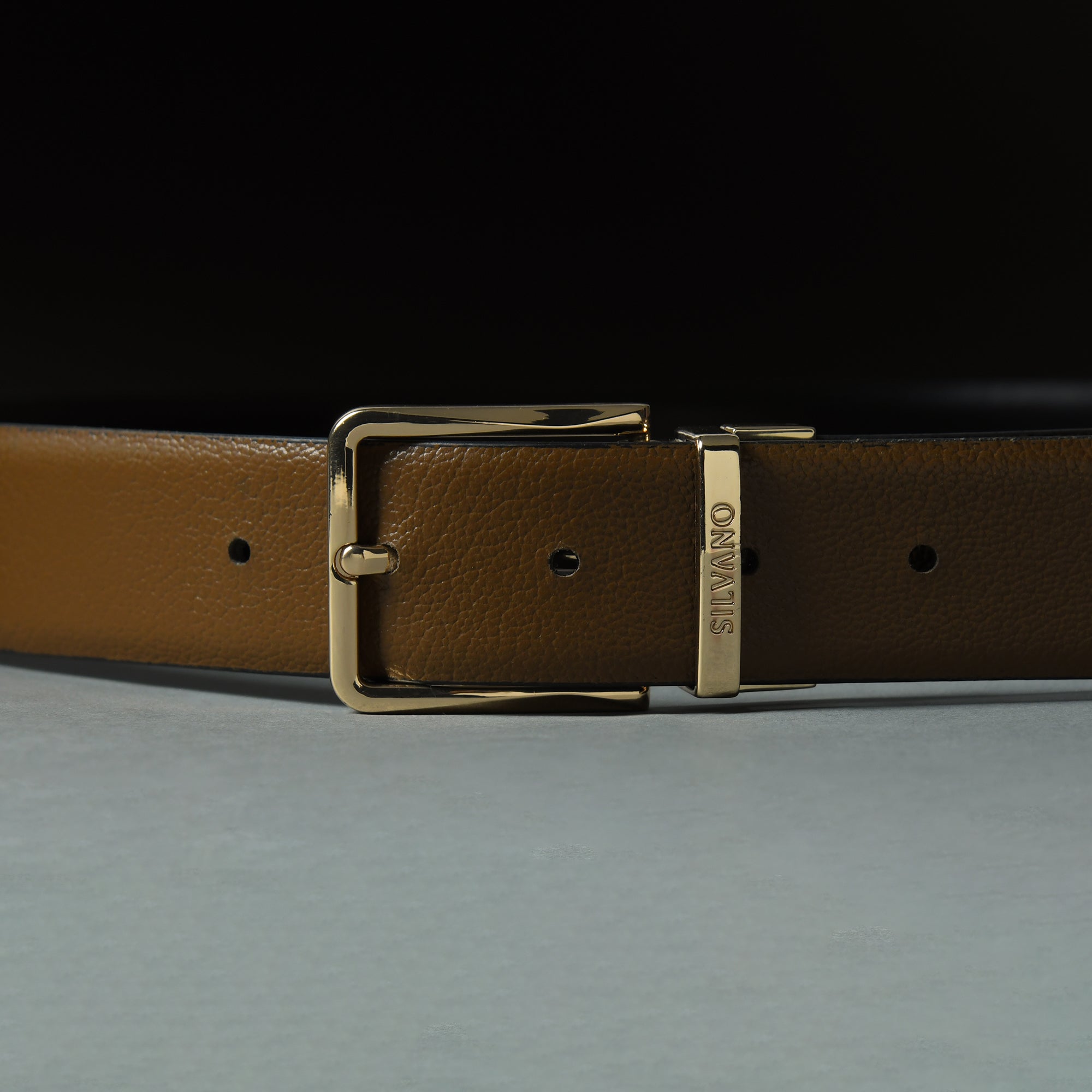 TOSCANO Belt FOR MEN – BRONZE BROWN/CAVIAR