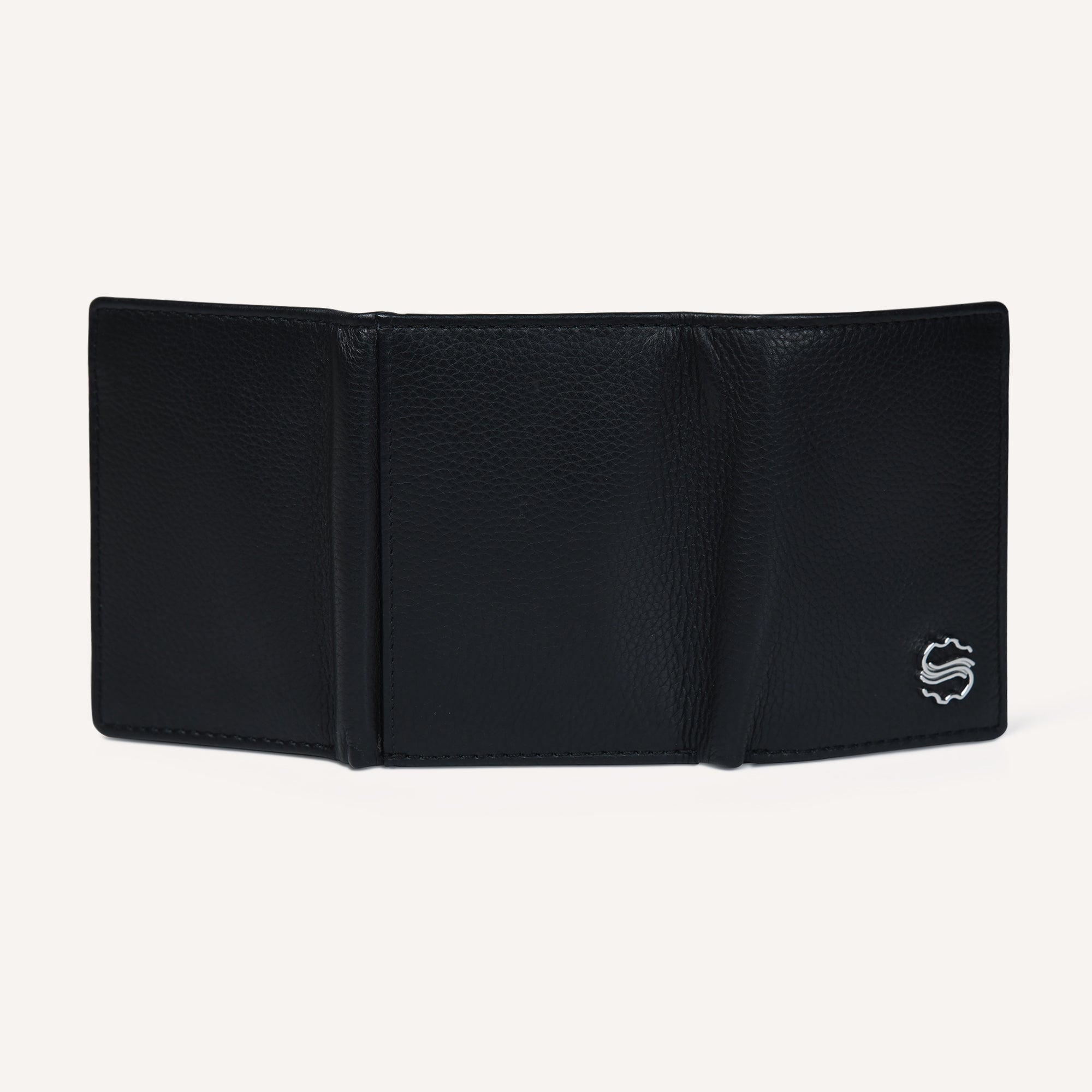 FOLD FORTE TRI-FOLD WALLET - BLACK