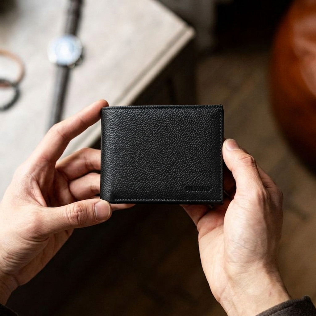 GIANNI FORTE WALLET FOR MEN - BLACK