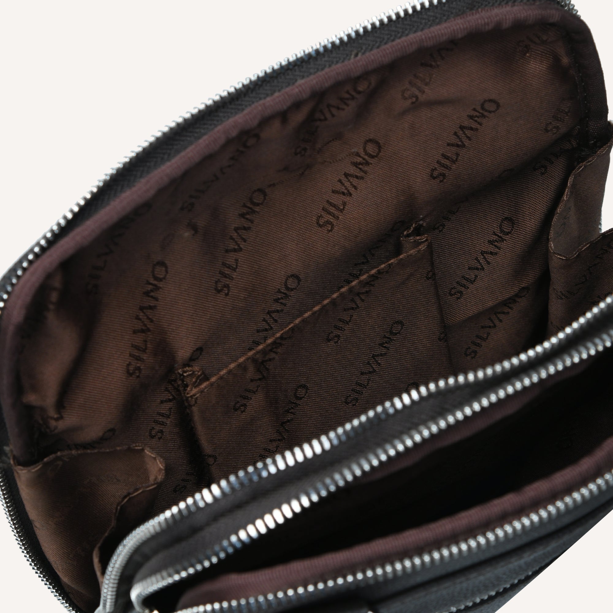MANHATTAN MESSENGER BAG FOR MEN - DARK BROWN