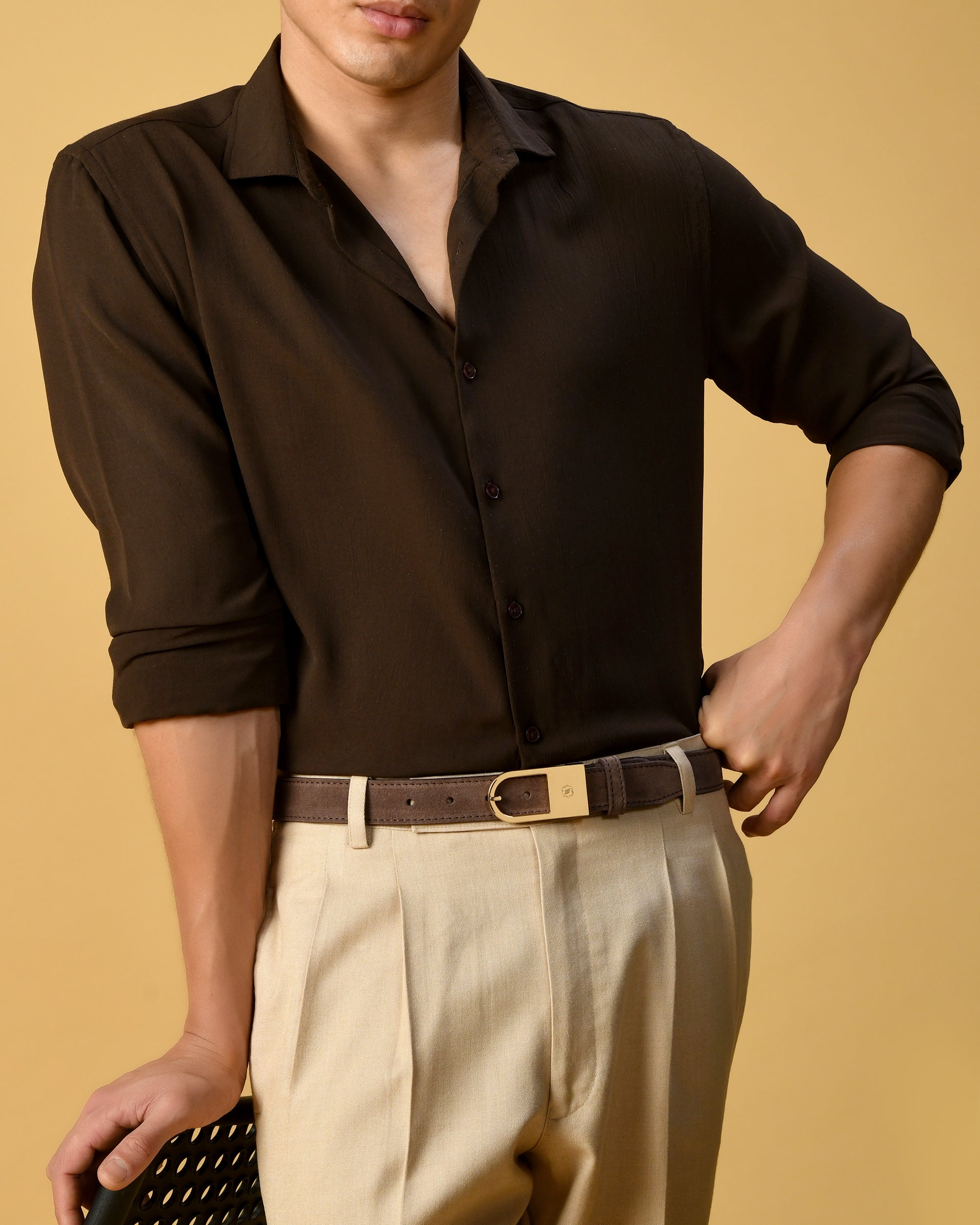 VITTORIO Belt FOR MEN – FRENCH ROAST