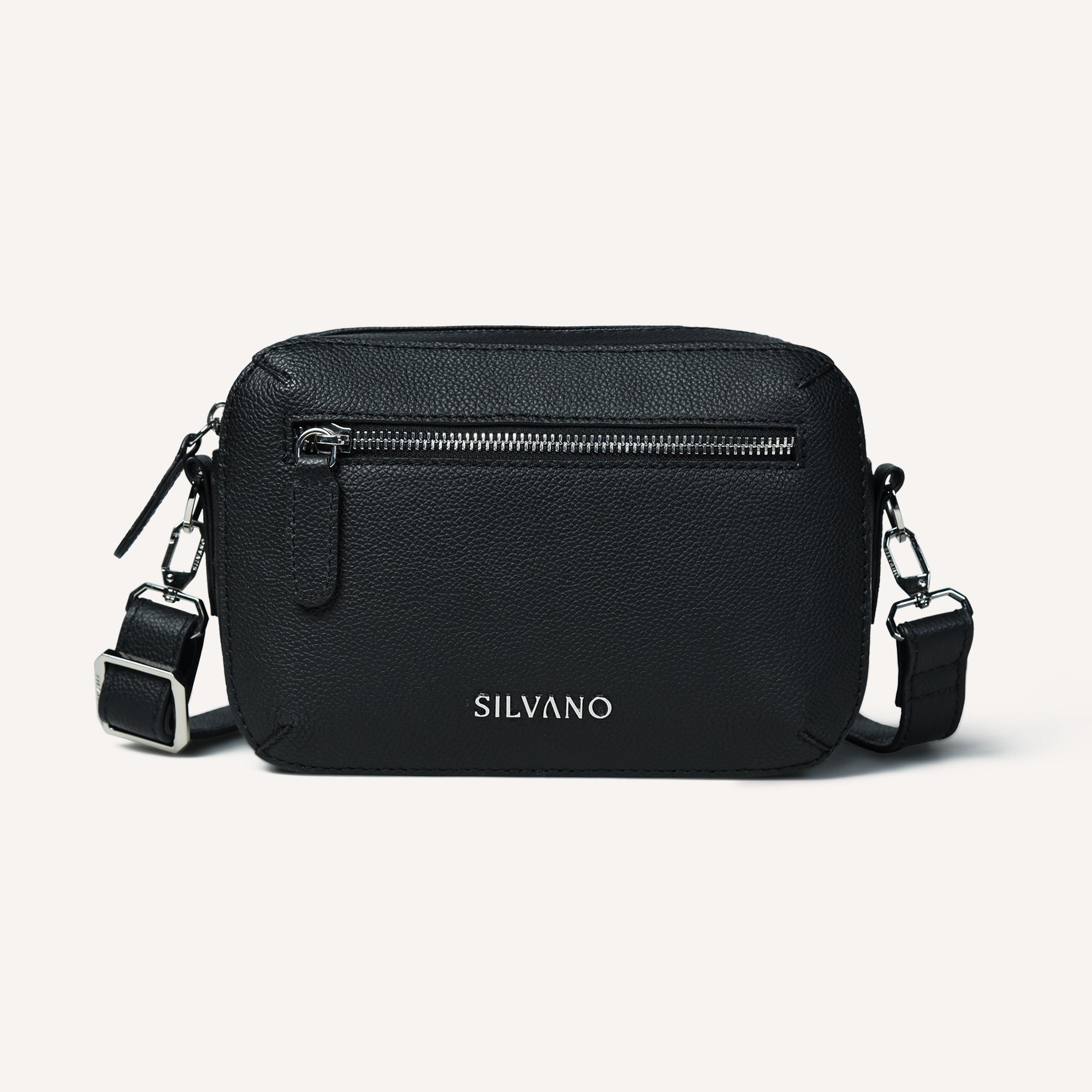 SLEEK STRIDE CROSSBODY BAG FOR MEN - Black