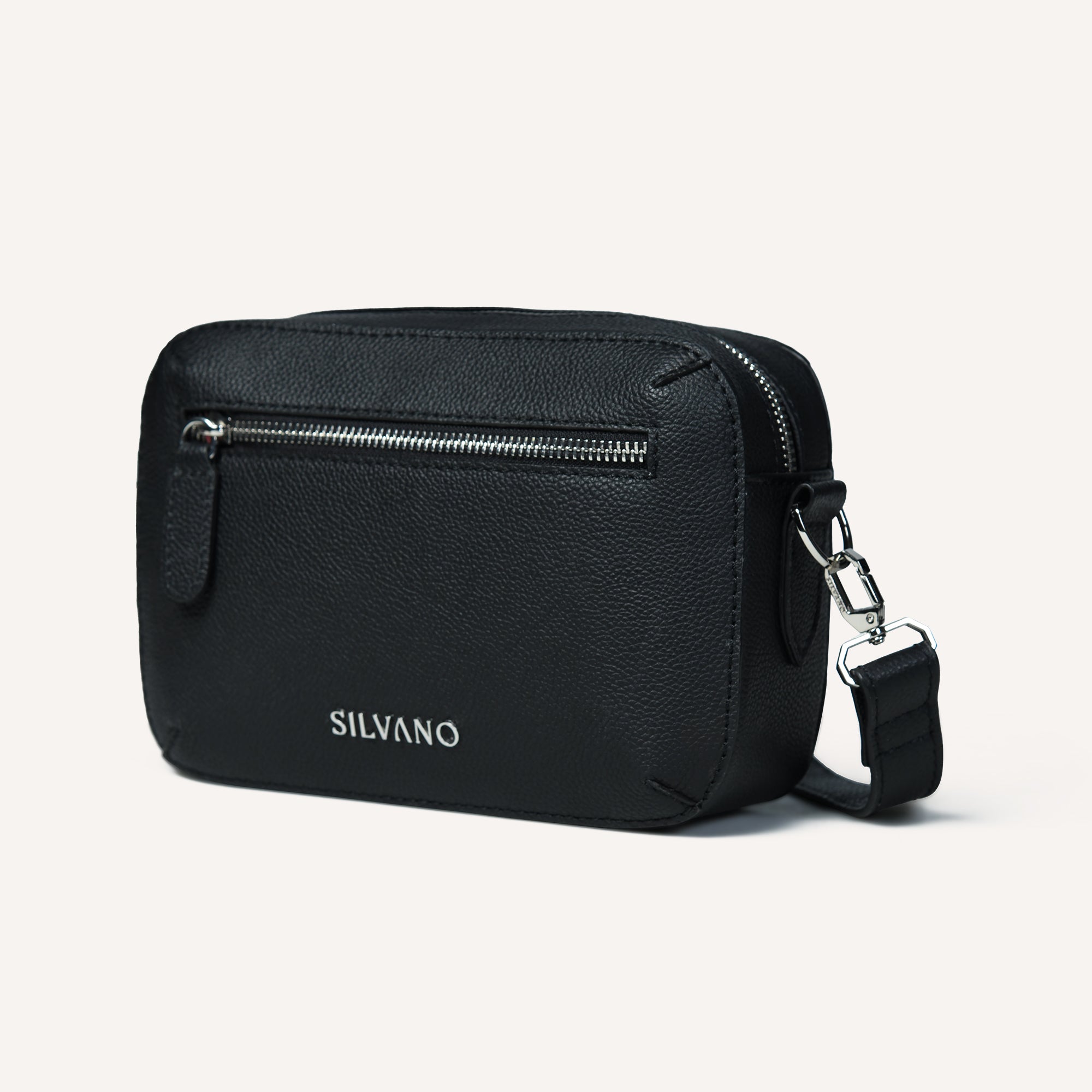 SLEEK STRIDE CROSSBODY BAG FOR MEN - Black