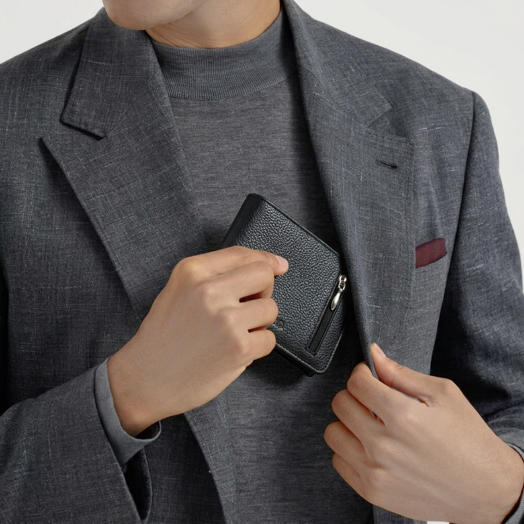 VALTORE WALLET FOR MEN – BLACK