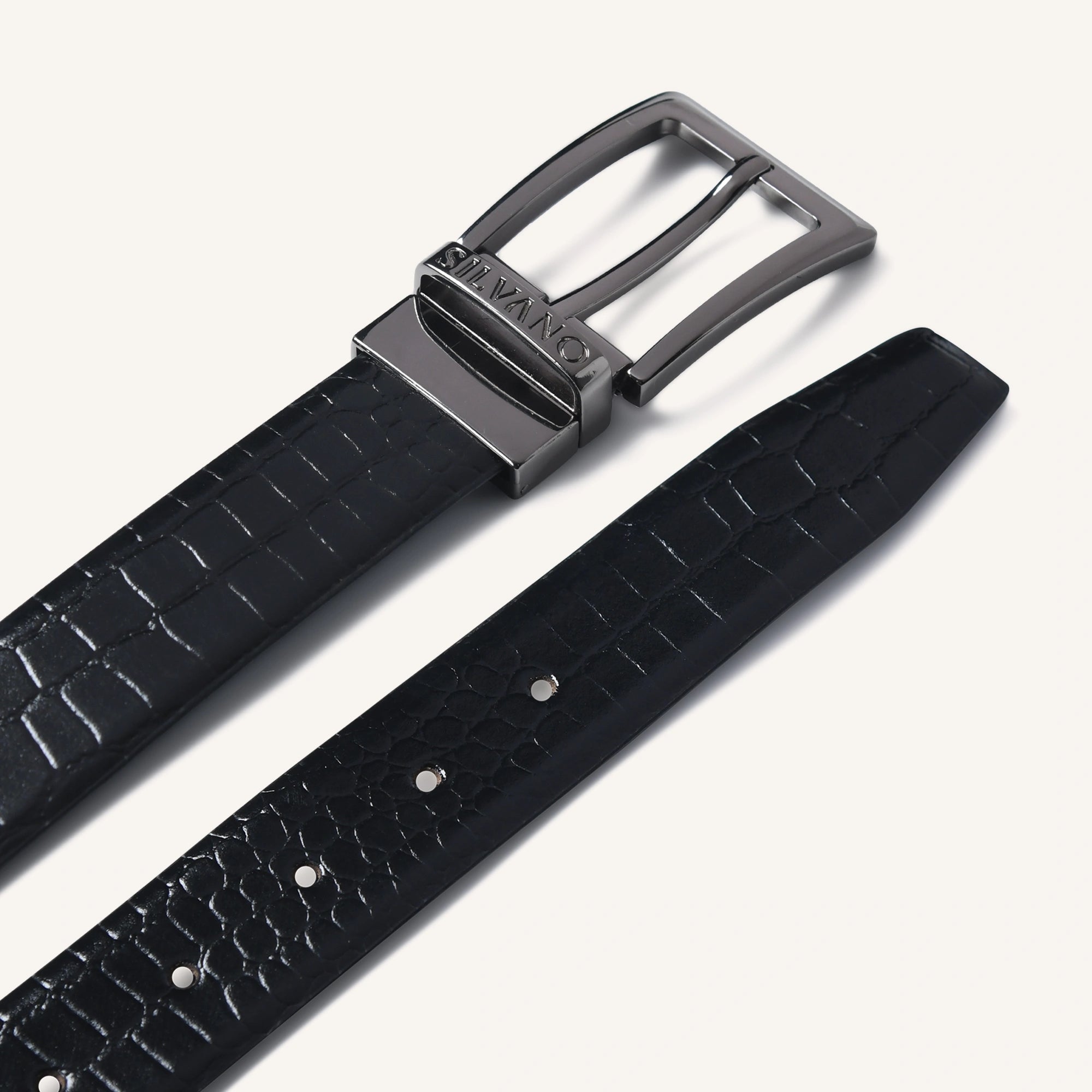 CLASSIC CLAPS FORMAL REVERSIBLE BELT - BLACK