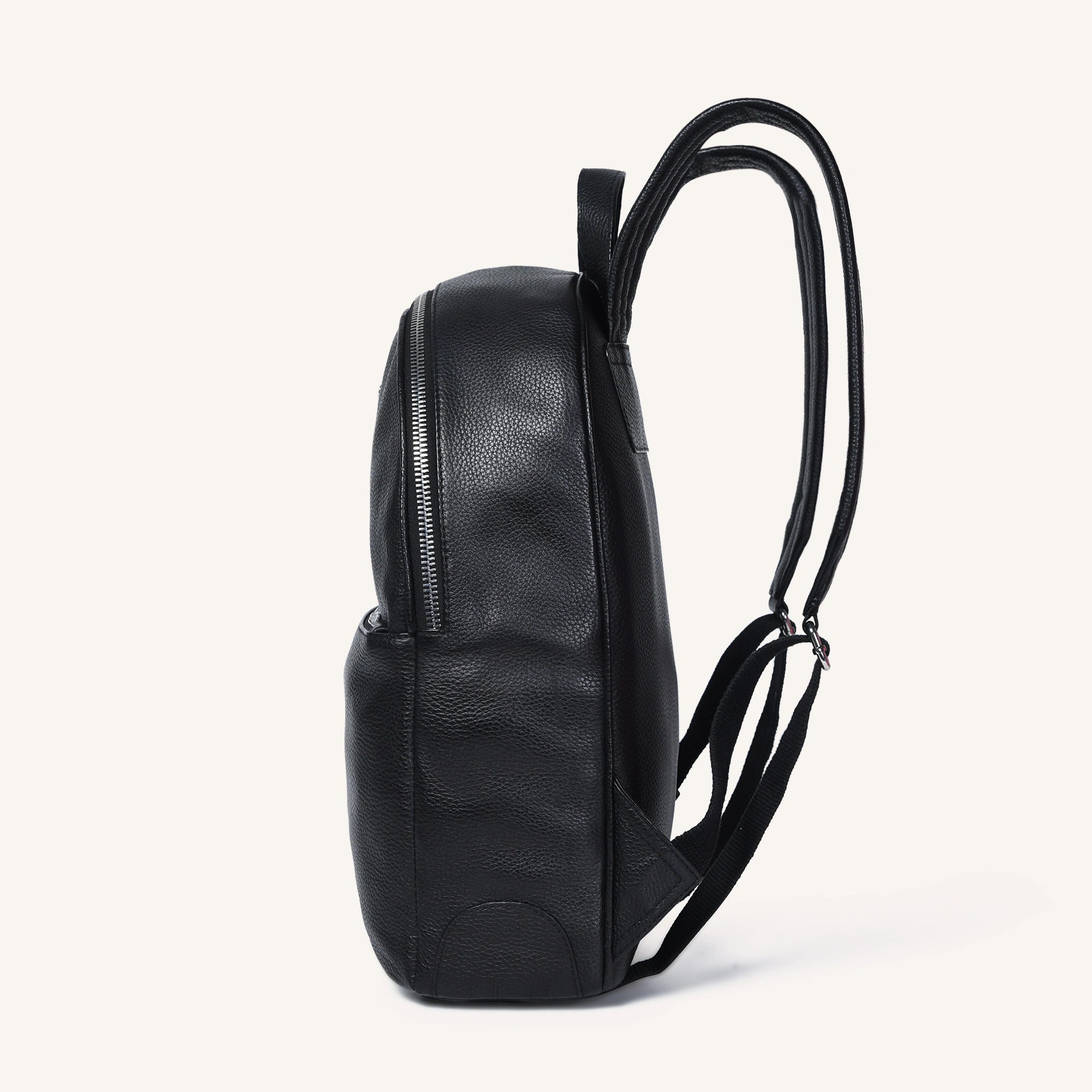 silvano commute pack backpack - black leather backpack