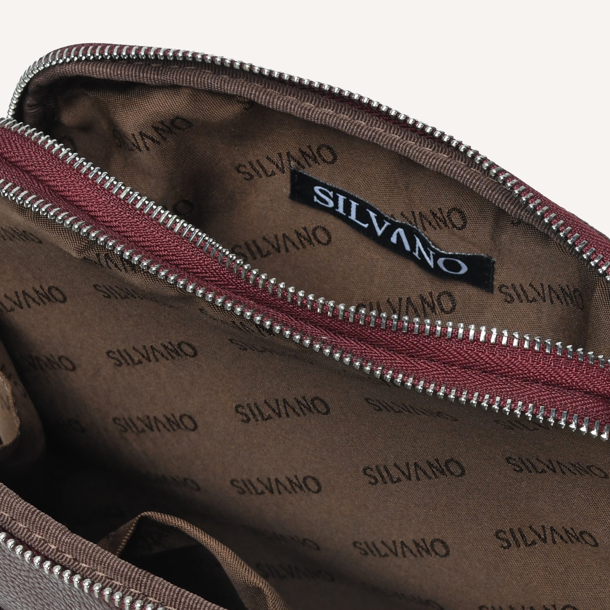 MANHATTAN MESSENGER BAG FOR MEN - BURGUNDY