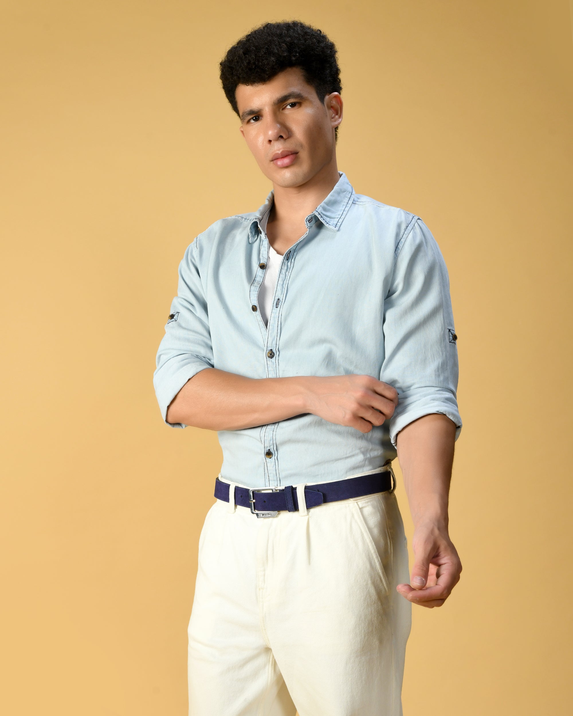 THE HUDSON Belt FOR MEN – BLUE DEPTHS