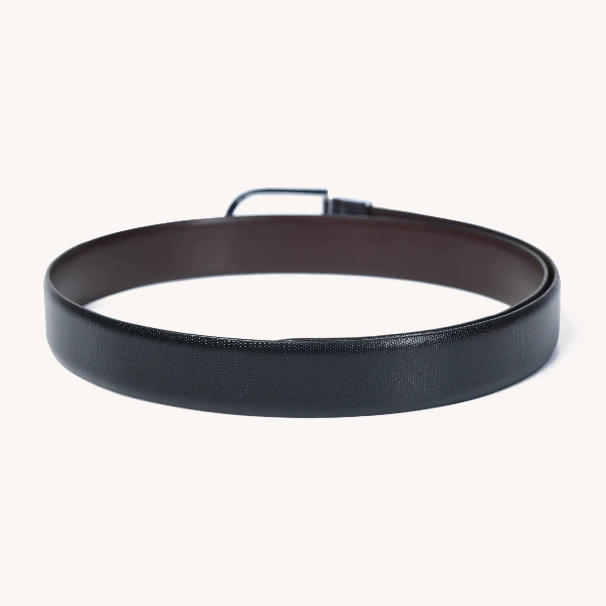 MIGUEL FORMAL REVERSIBLE BELT - BLACK/BROWN