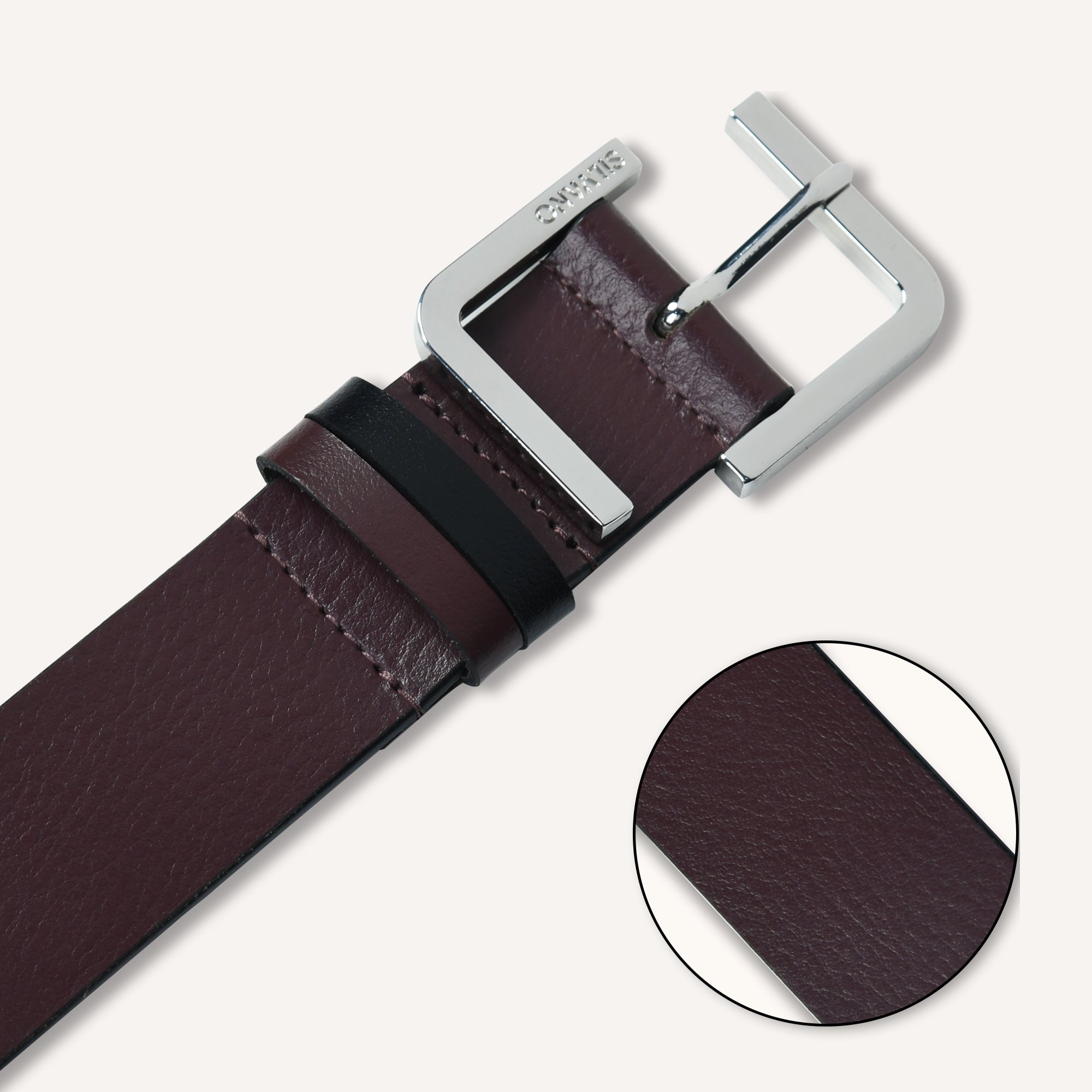 THE URBAN LINEA Belt FOR MEN – FRENCH ROAST