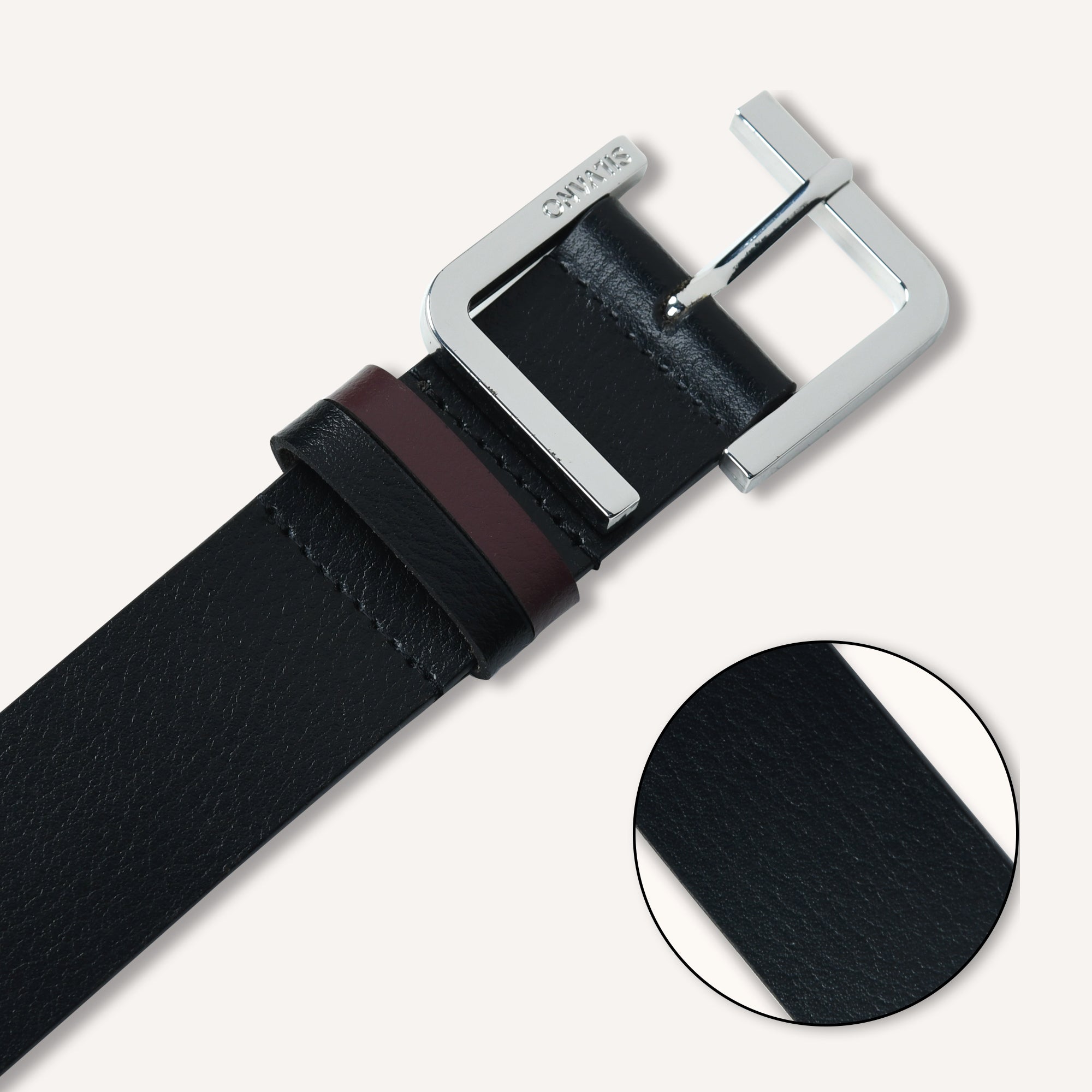 THE URBAN LINEA Belt FOR MEN – CAVIAR
