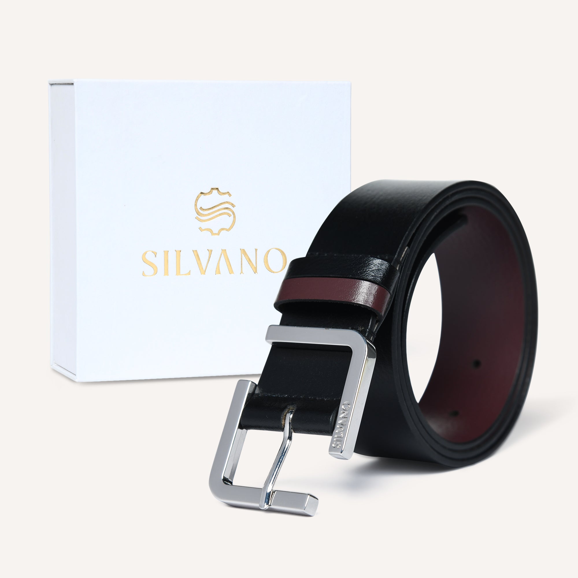THE URBAN LINEA Belt FOR MEN – CAVIAR