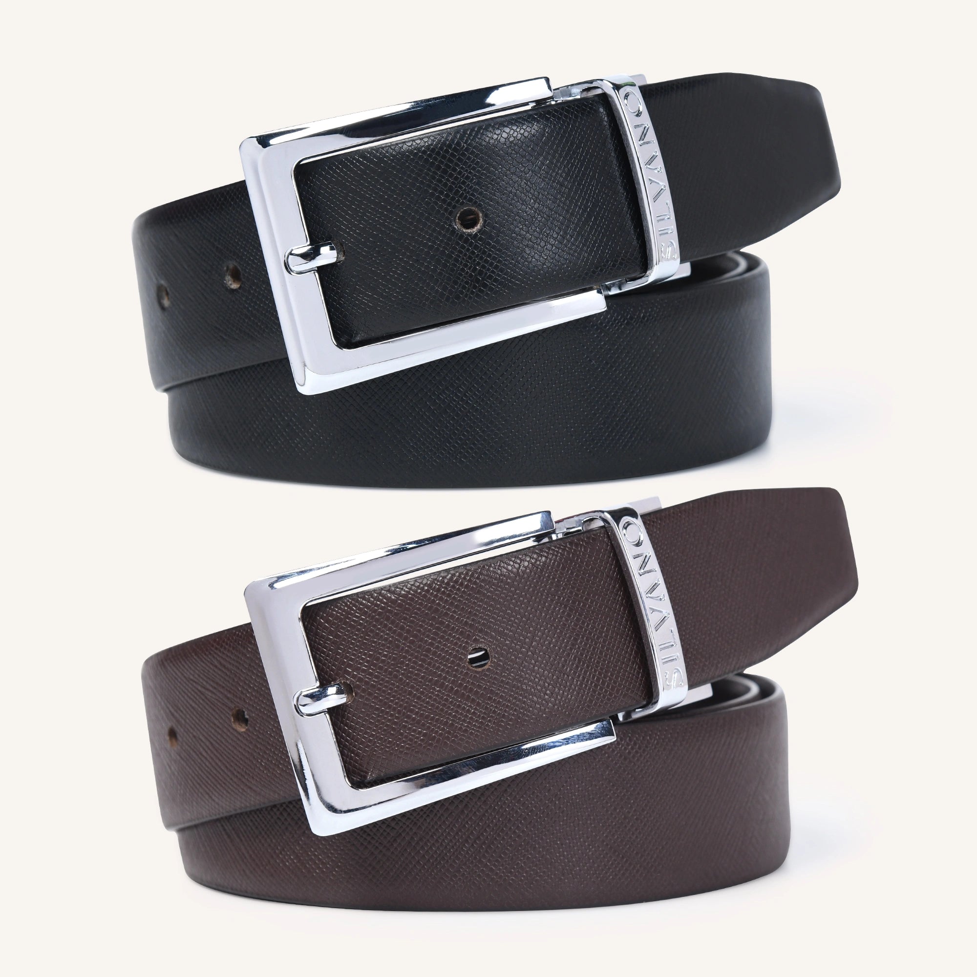 APEX ARMOR FORMAL REVERSIBLE BELT - BLACK/BROWN