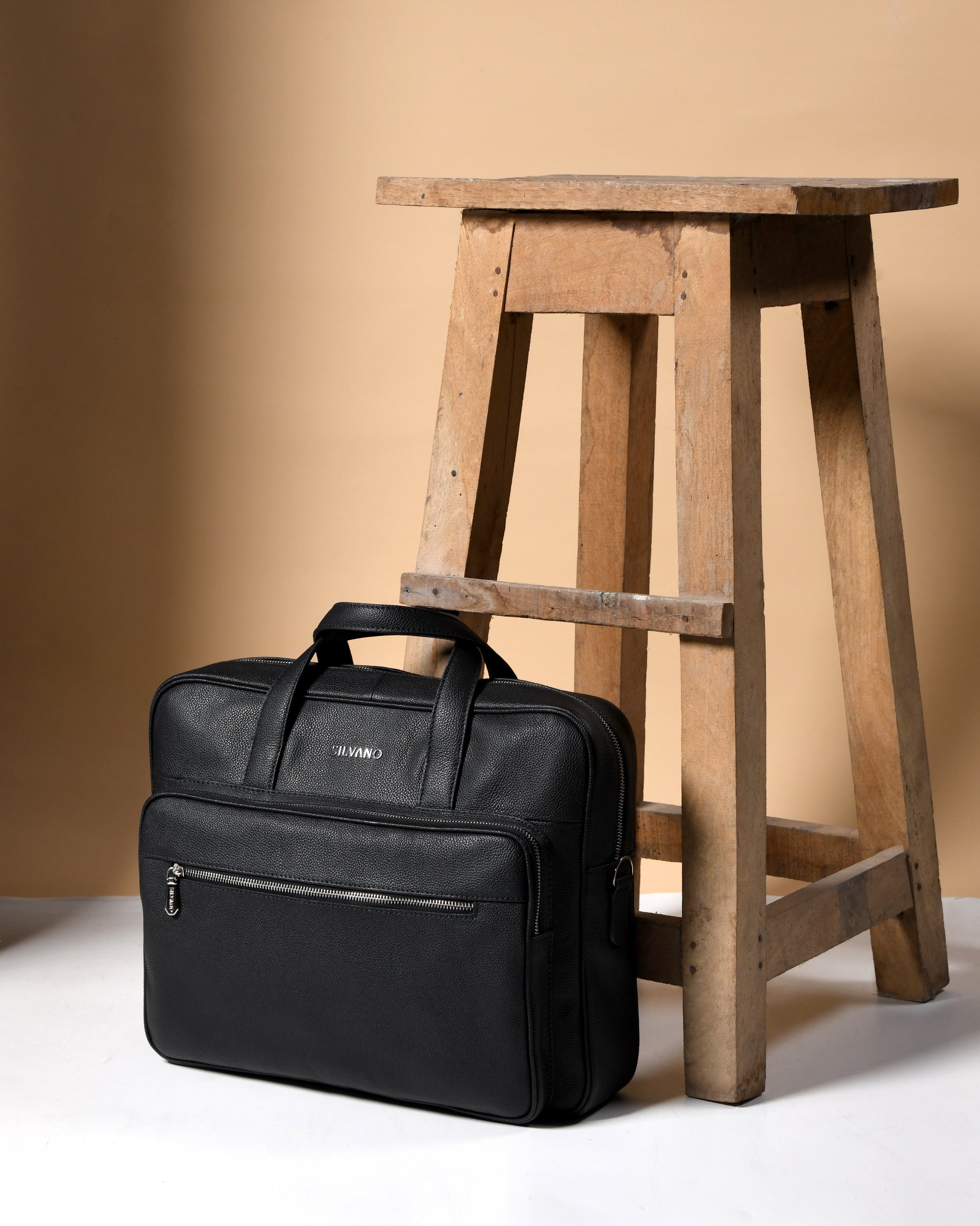 VERO LAPTOP BAG FOR MEN - BLACK