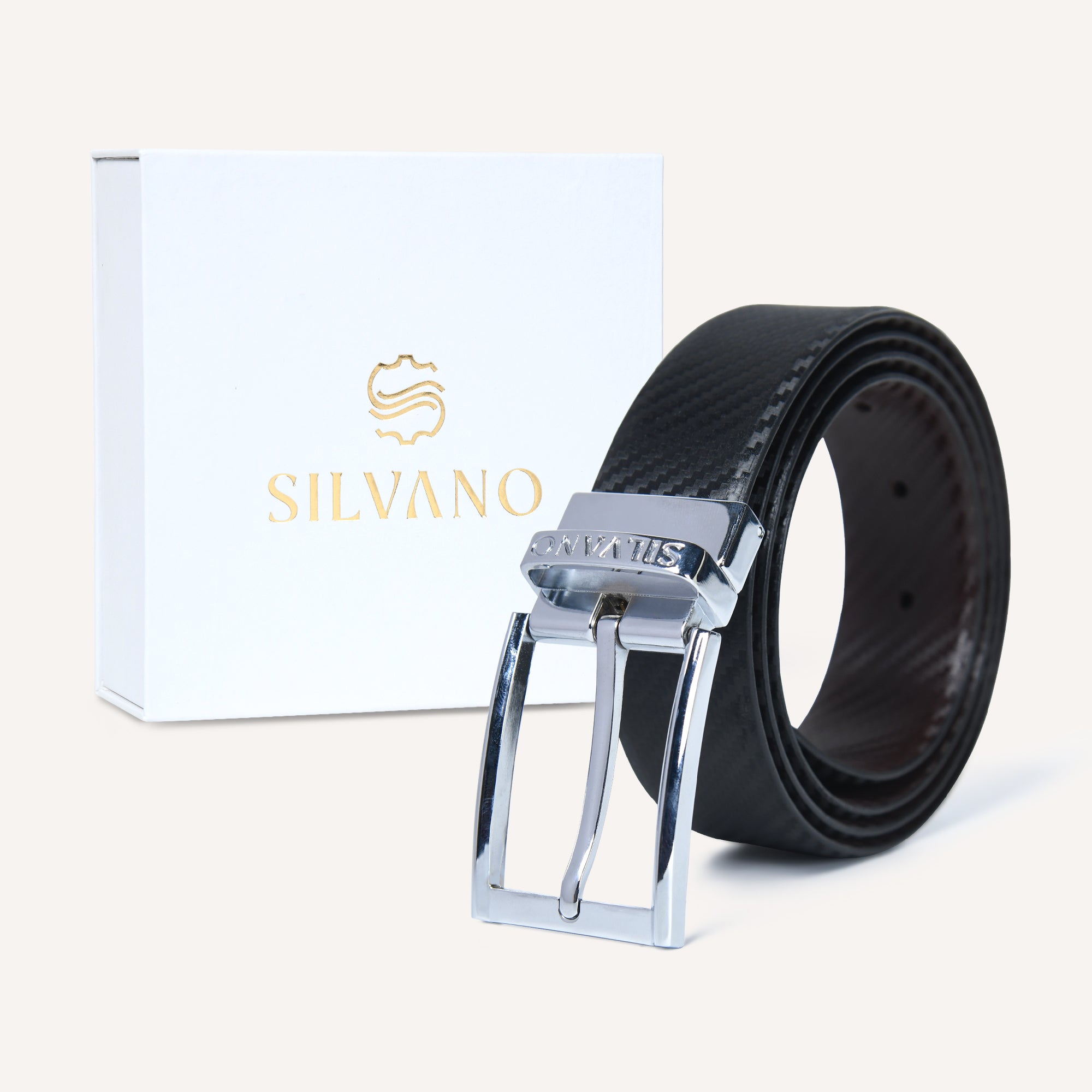 GUARDIAN GIRDLE FORMAL REVERSIBLE BELT - BLACK/BROWN
