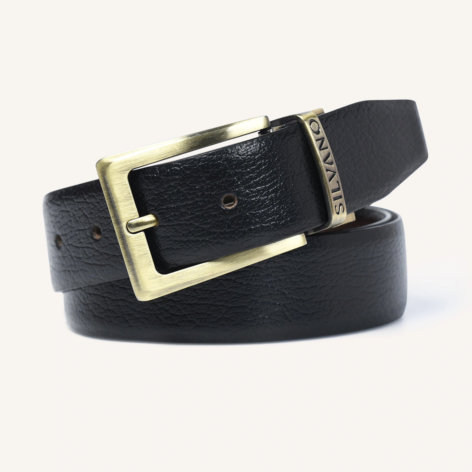 TRIUMPH CINCH FORMAL REVERSIBLE BELT - BLACK/DARK BROWN