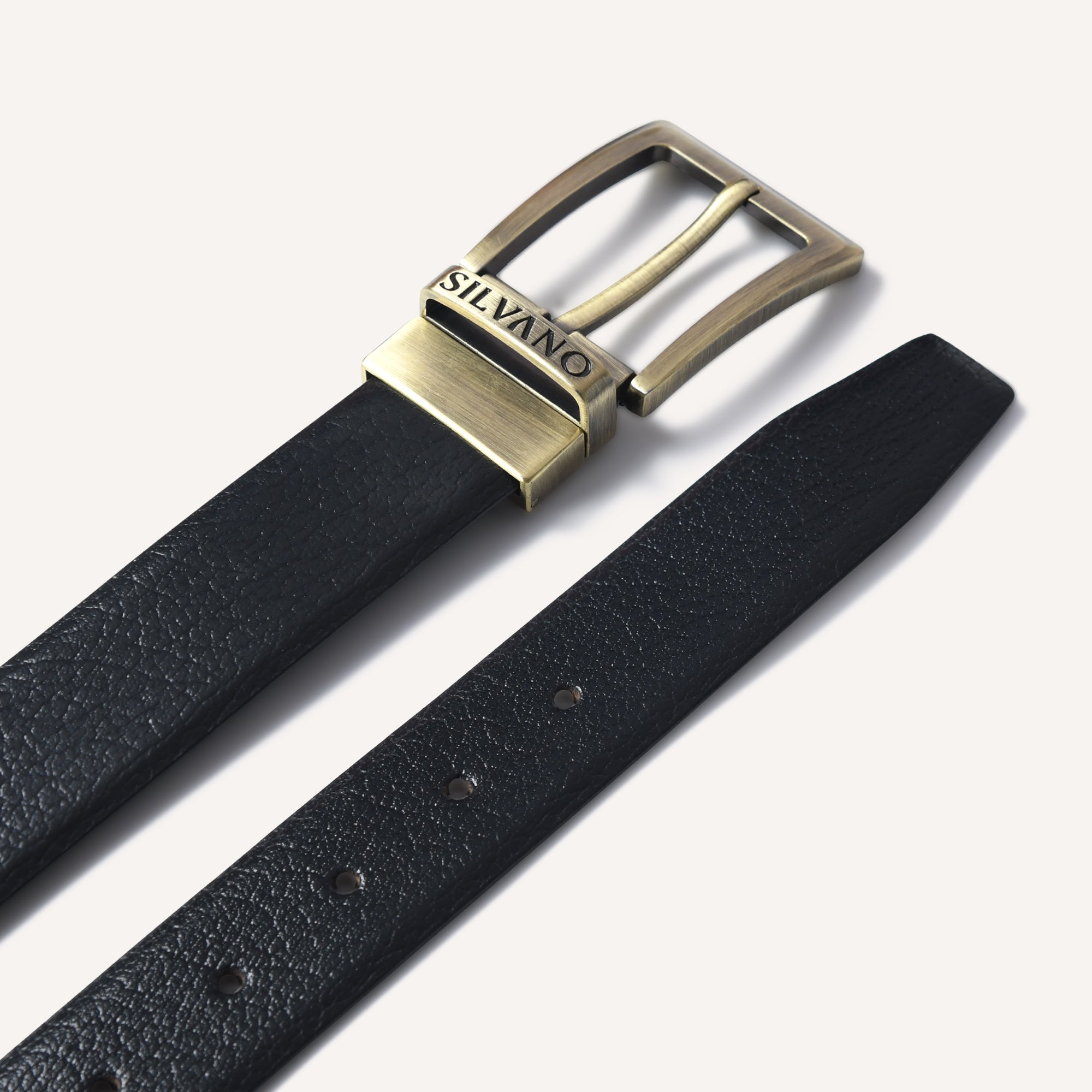 TRIUMPH CINCH FORMAL REVERSIBLE BELT - BLACK/DARK BROWN
