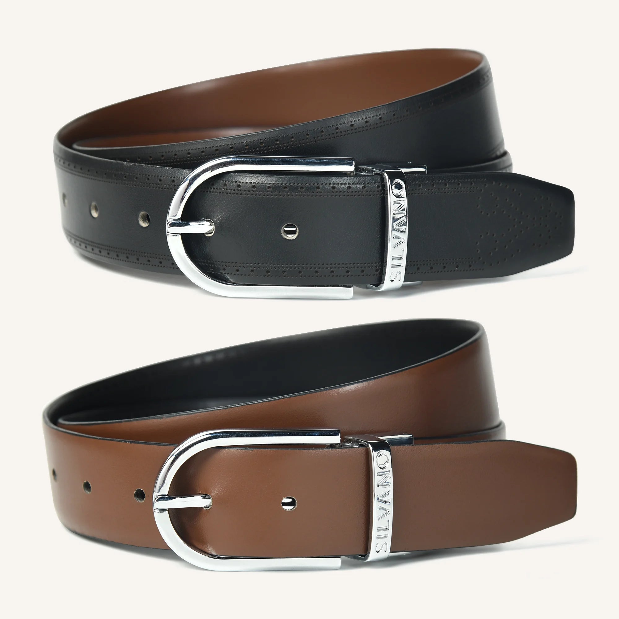 Brogue Leather Belt