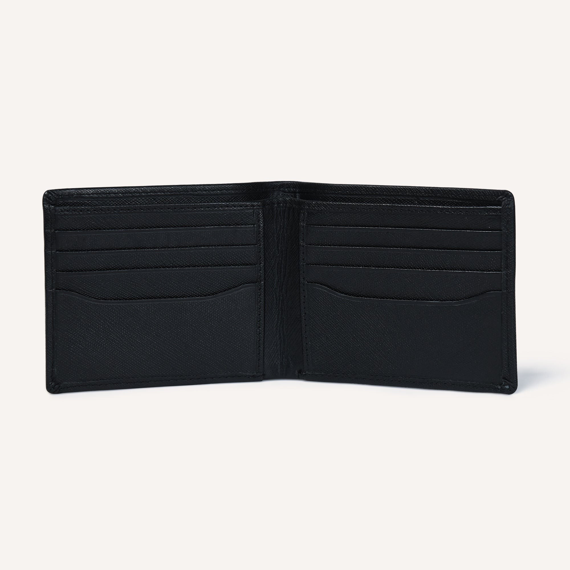 silvano titan tally wallet - black leather wallet