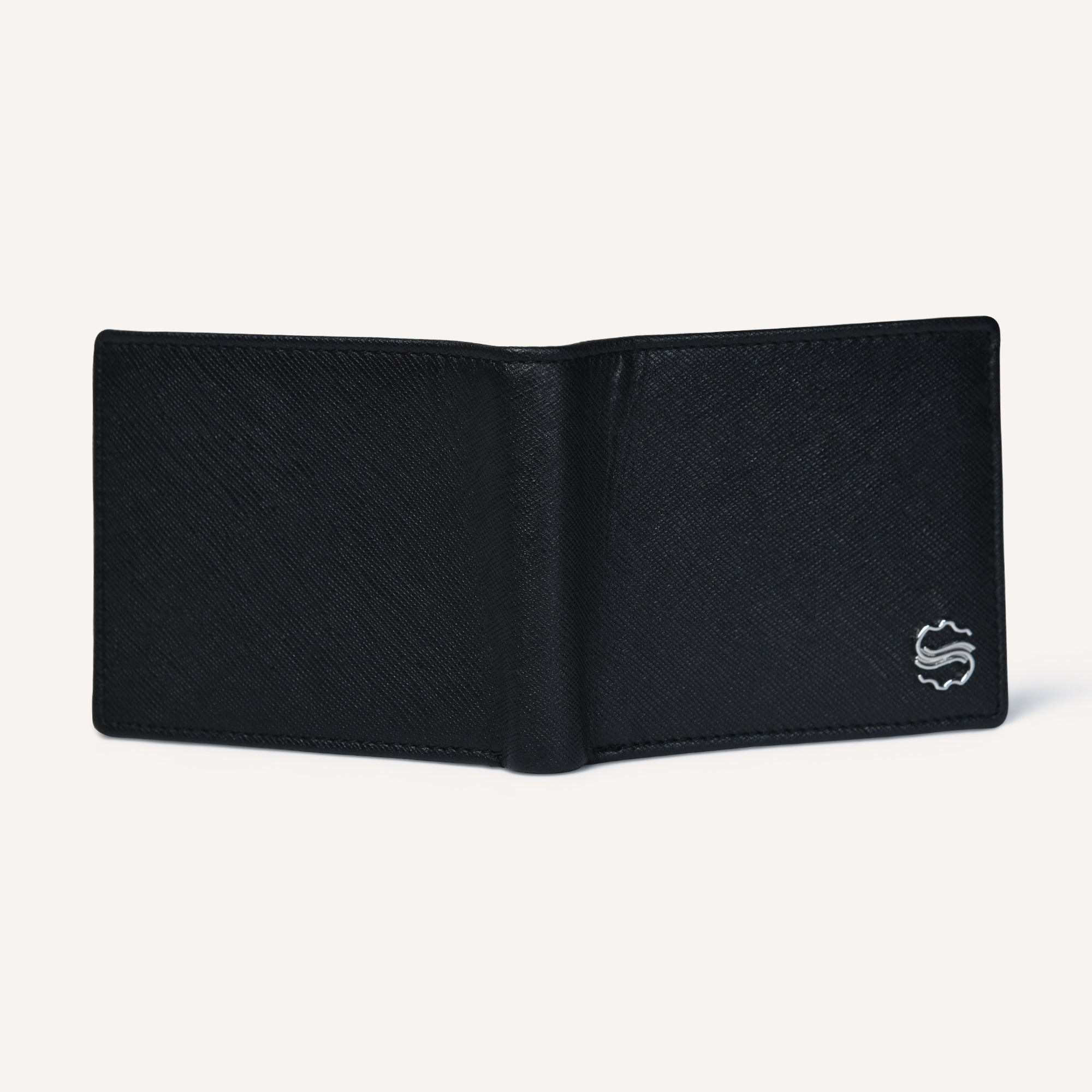 silvano titan tally wallet - black leather wallet