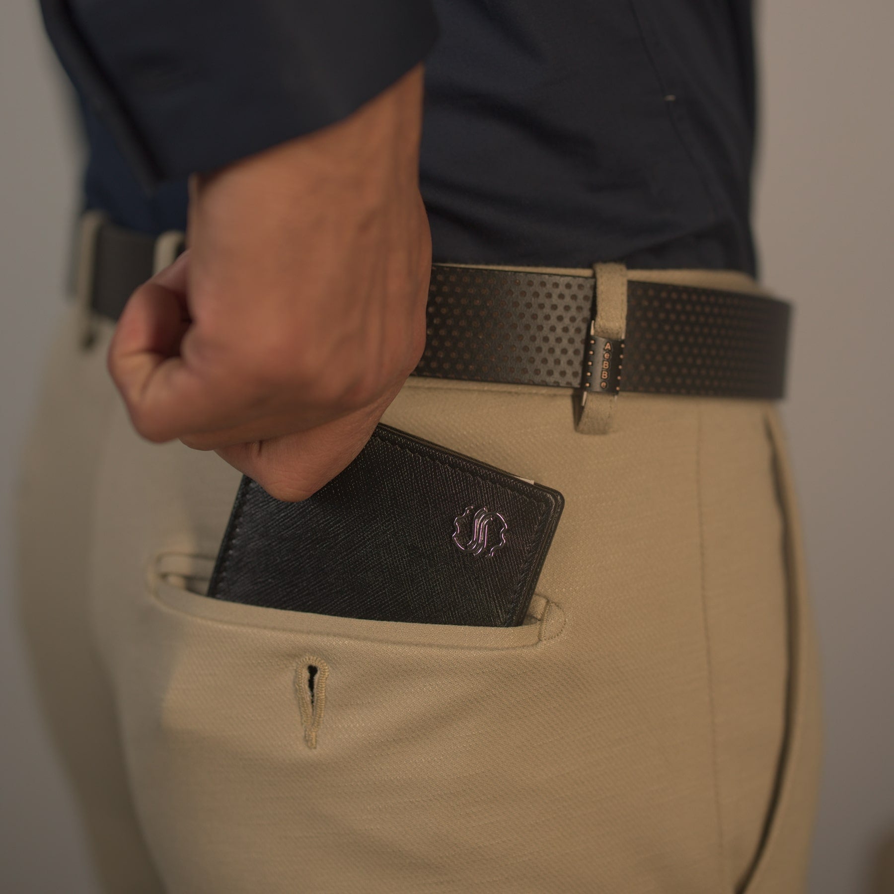 silvano titan tally wallet - black leather wallet