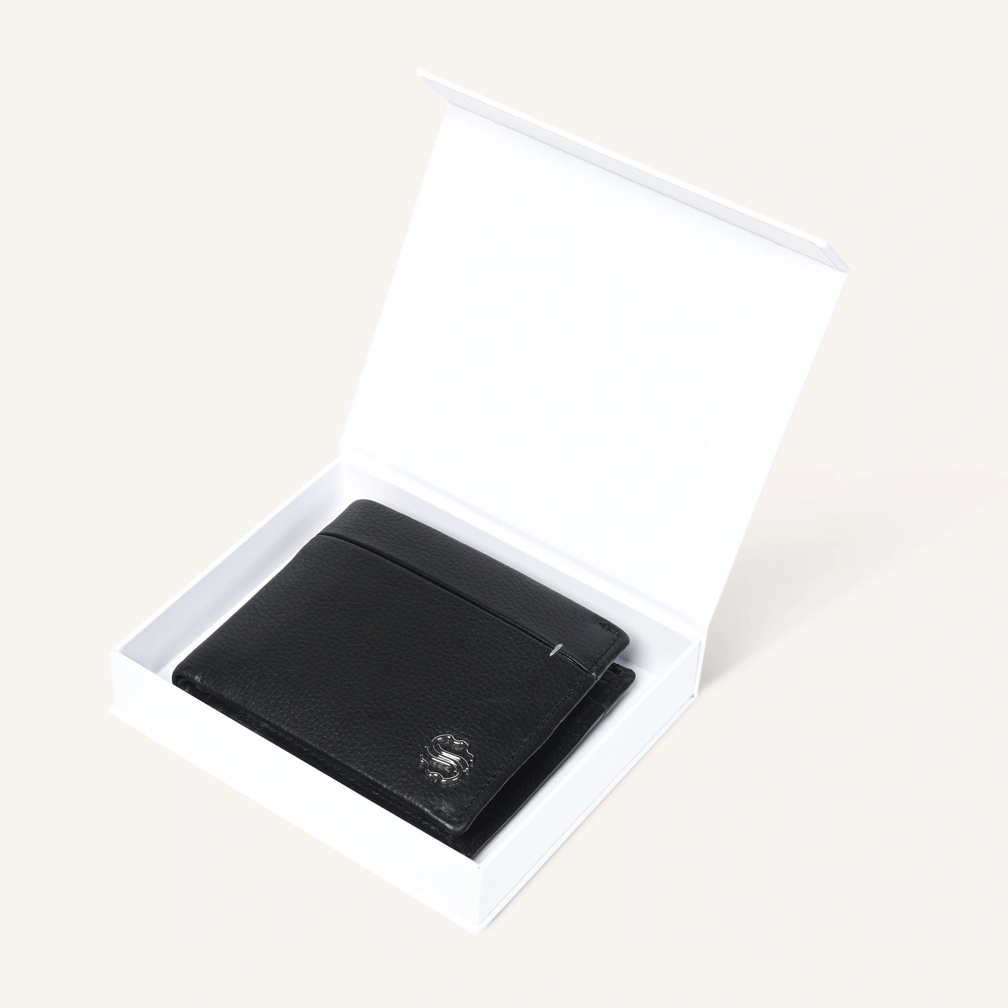 silvano fold flex wallet - black leather wallet
